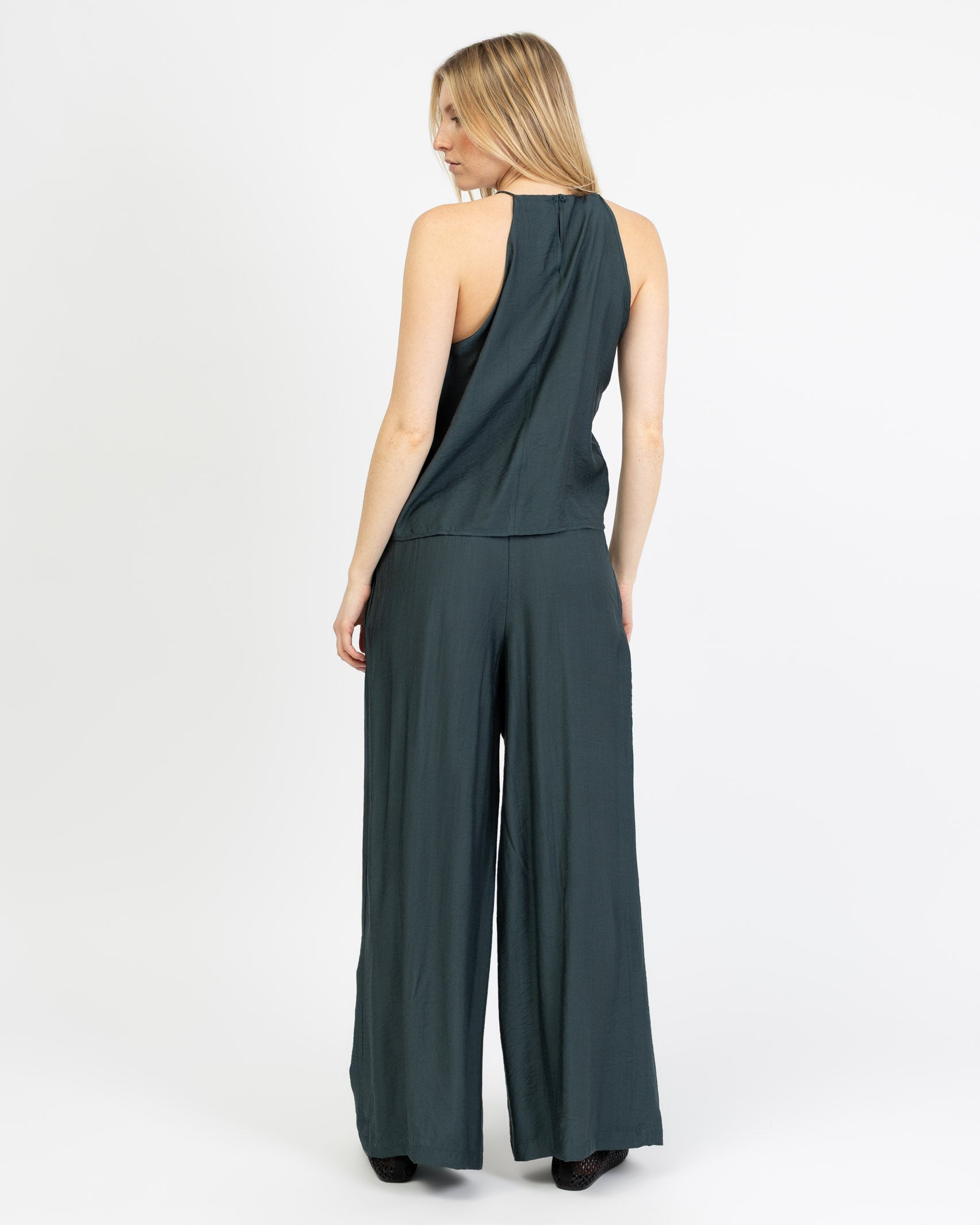 Lockeres, einfarbiges Top