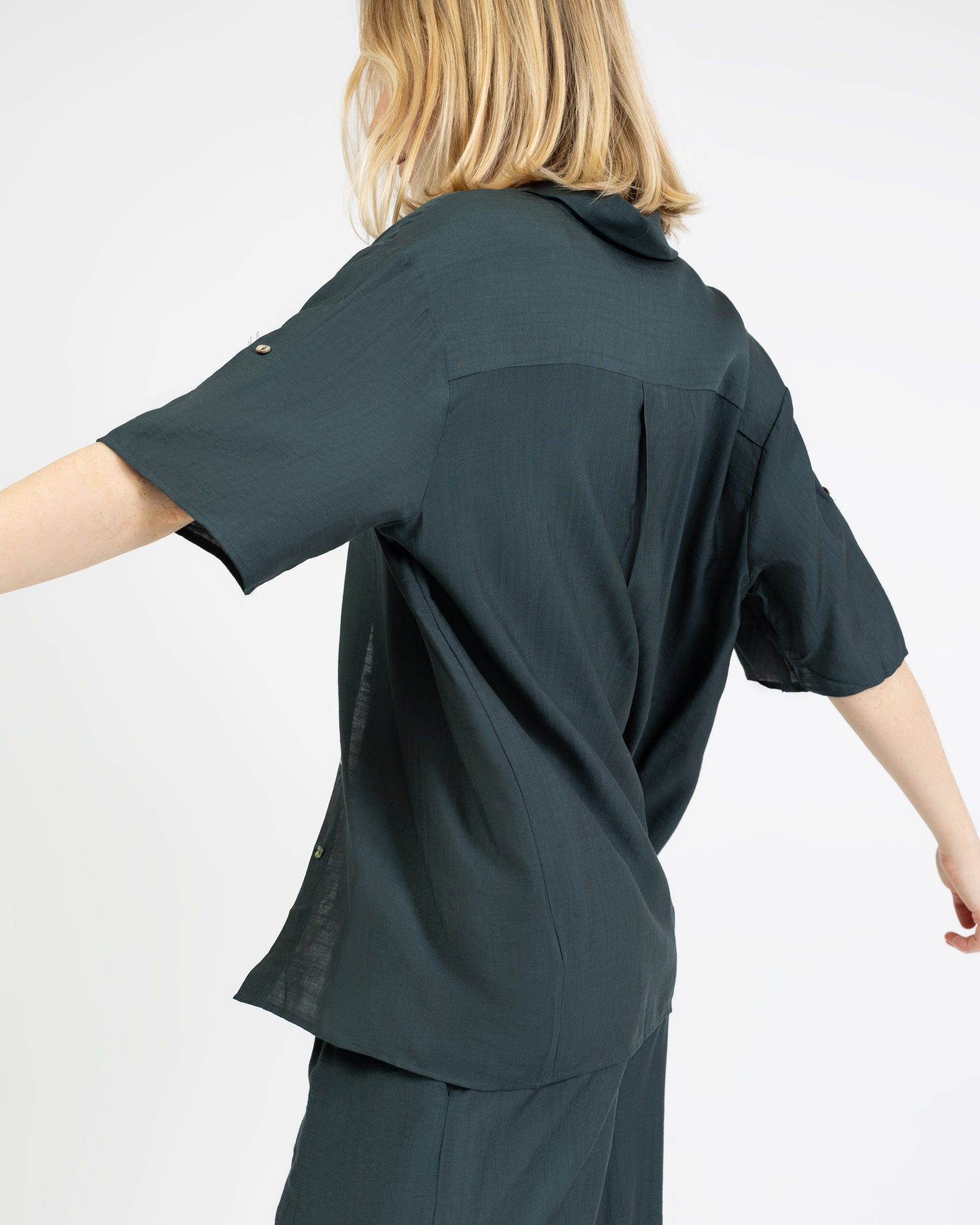 Lockere Kurzarmbluse