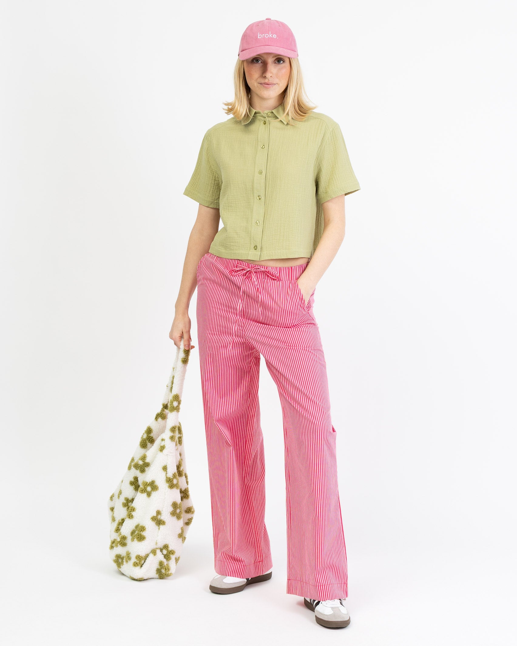 Crop Bluse aus Musselin