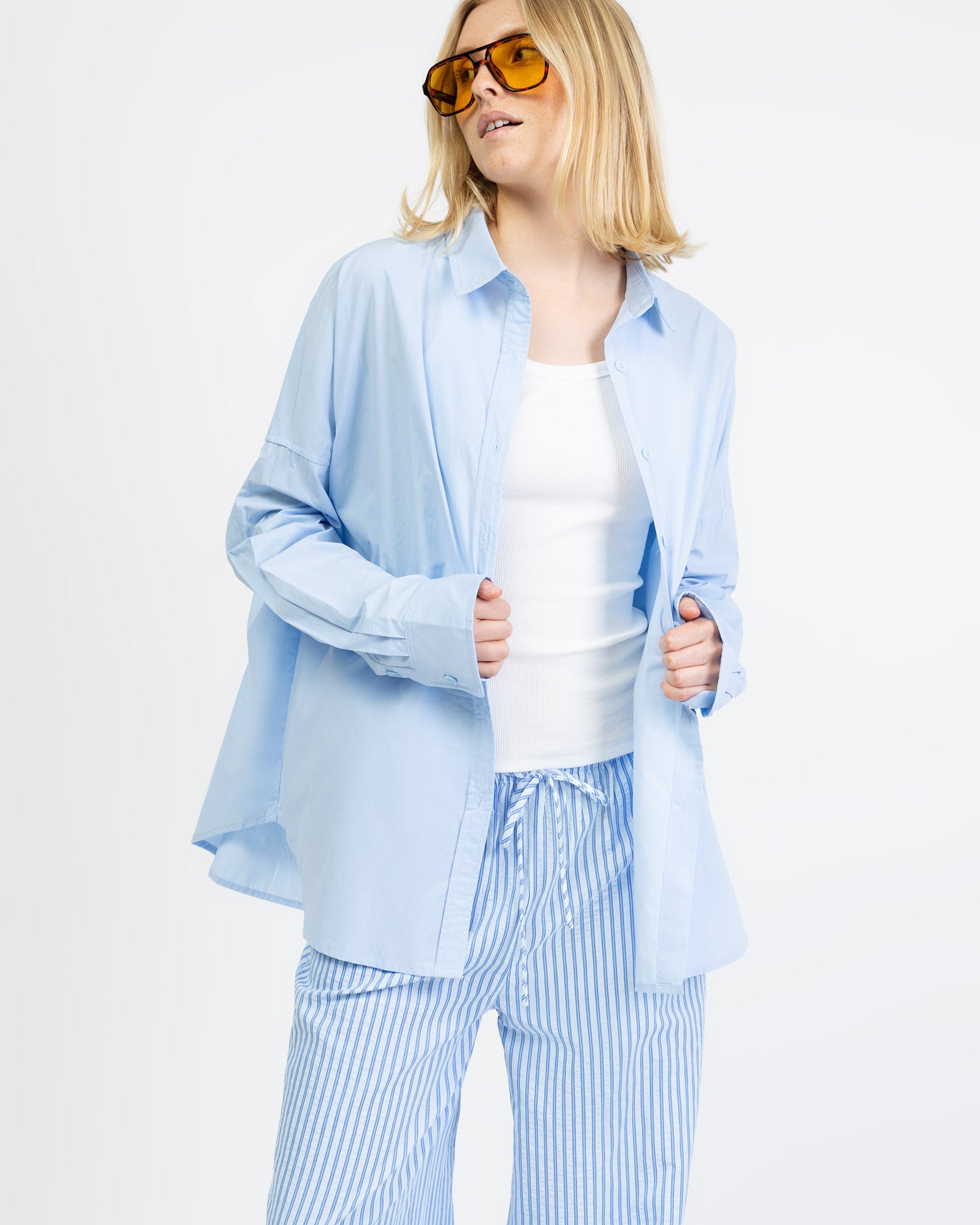 Basic Oversize Bluse