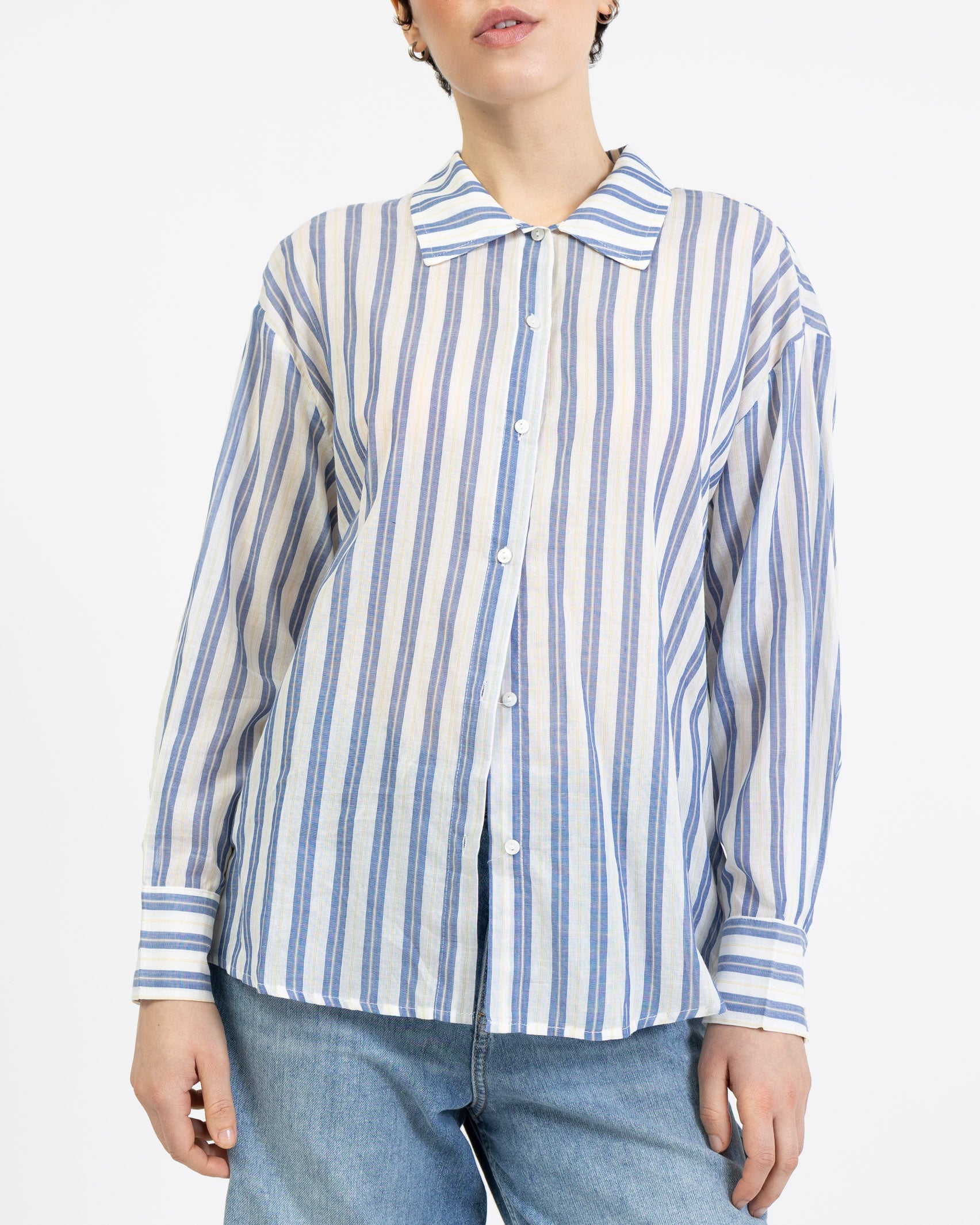 Leichte Bluse mit Streifen