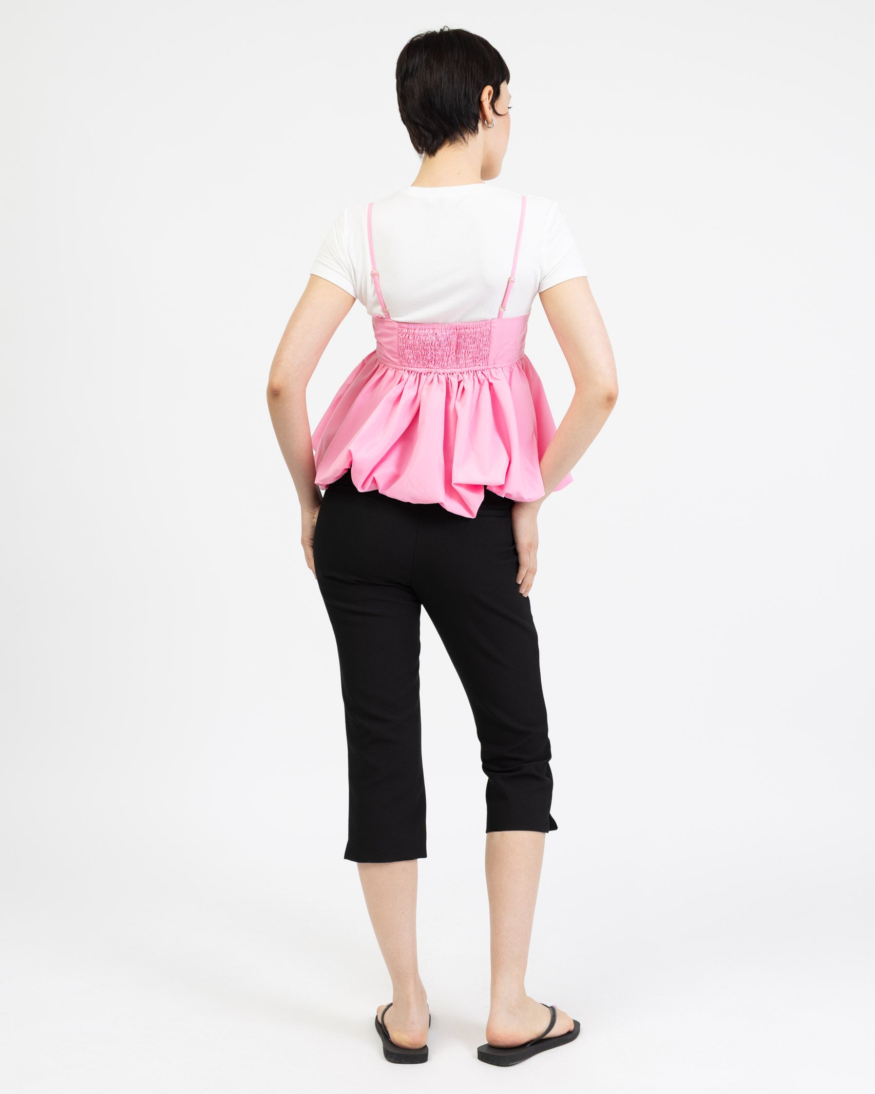 Luftiges Top in Ballonoptik