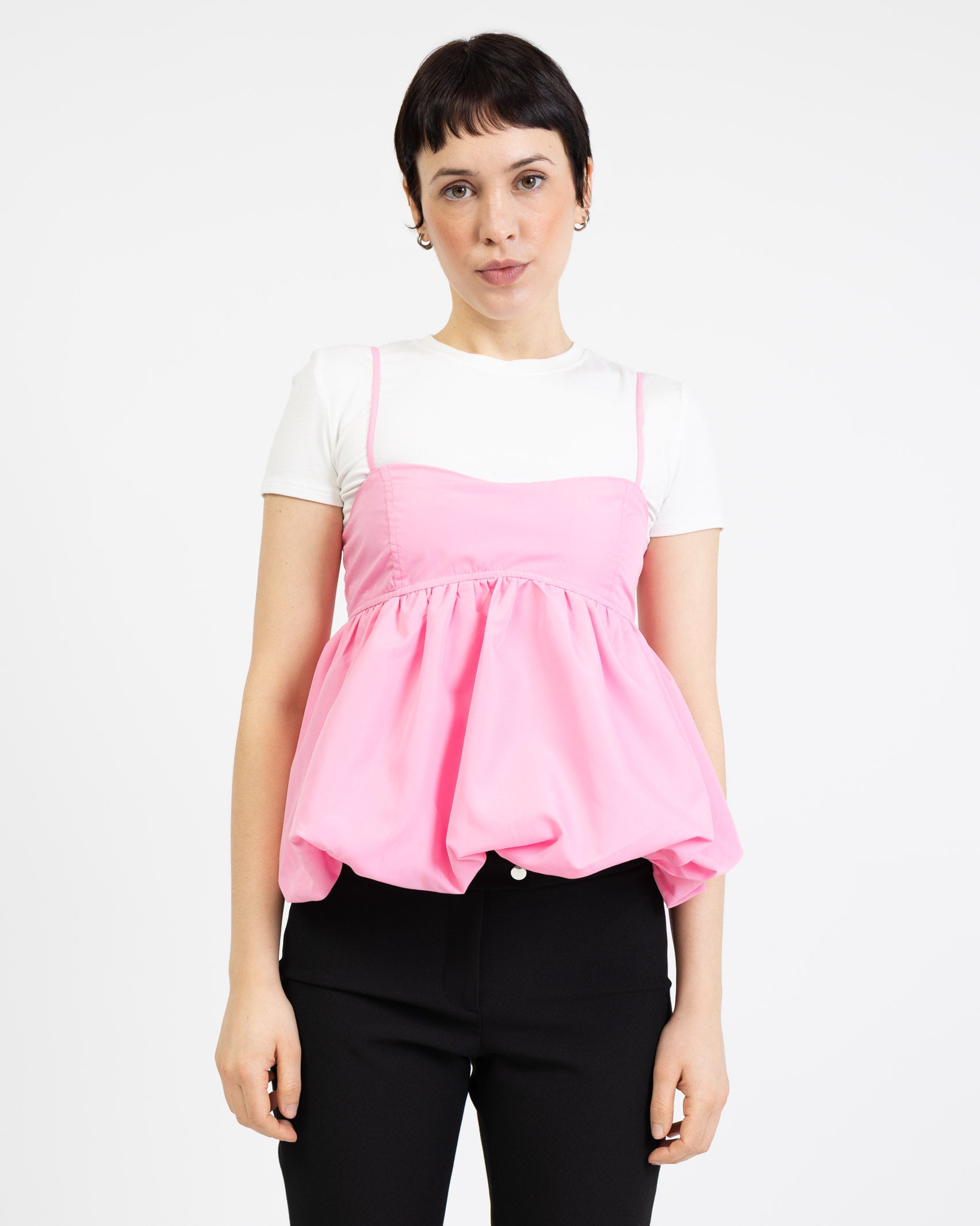 Luftiges Top in Ballonoptik