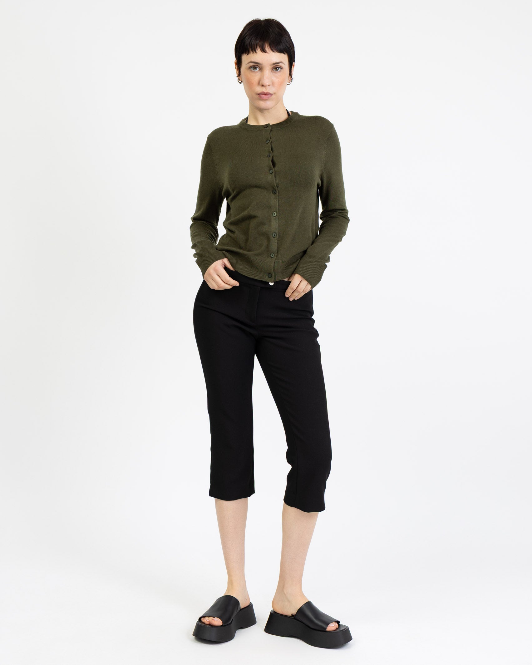 Weiche Basic Strickjacke