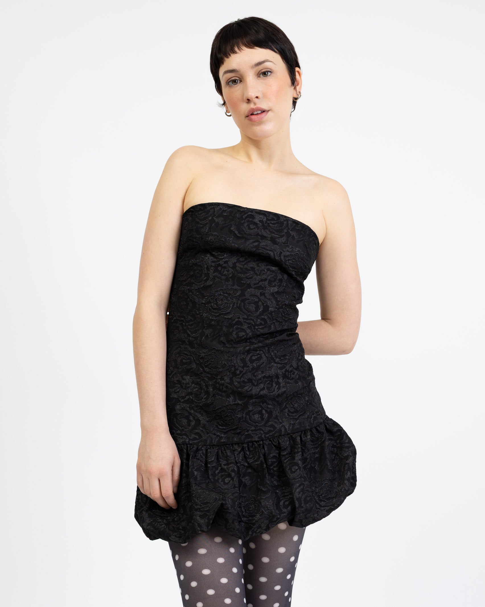 Ballonkleid mit Blumenprint