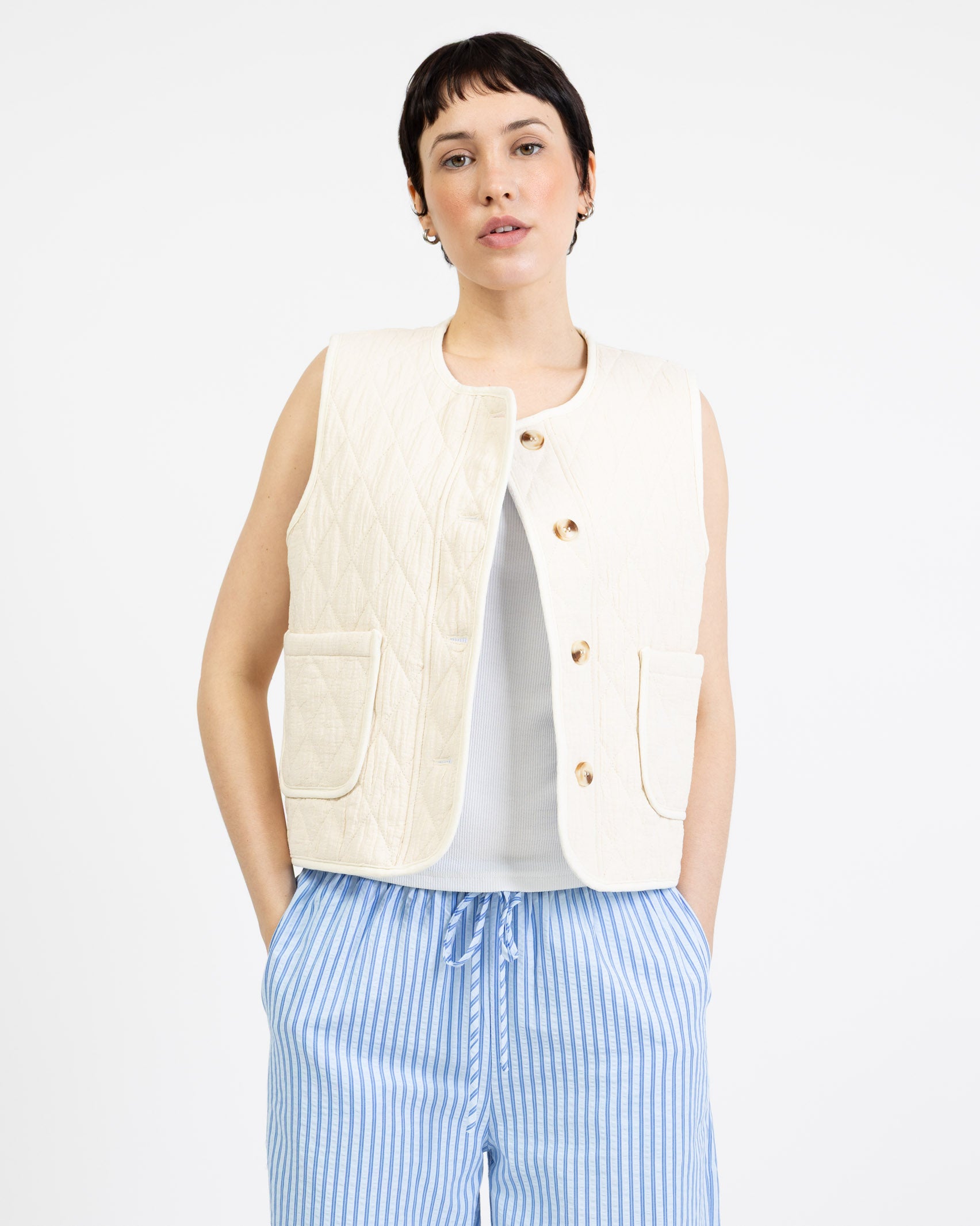Gesteppte Baumwollweste
