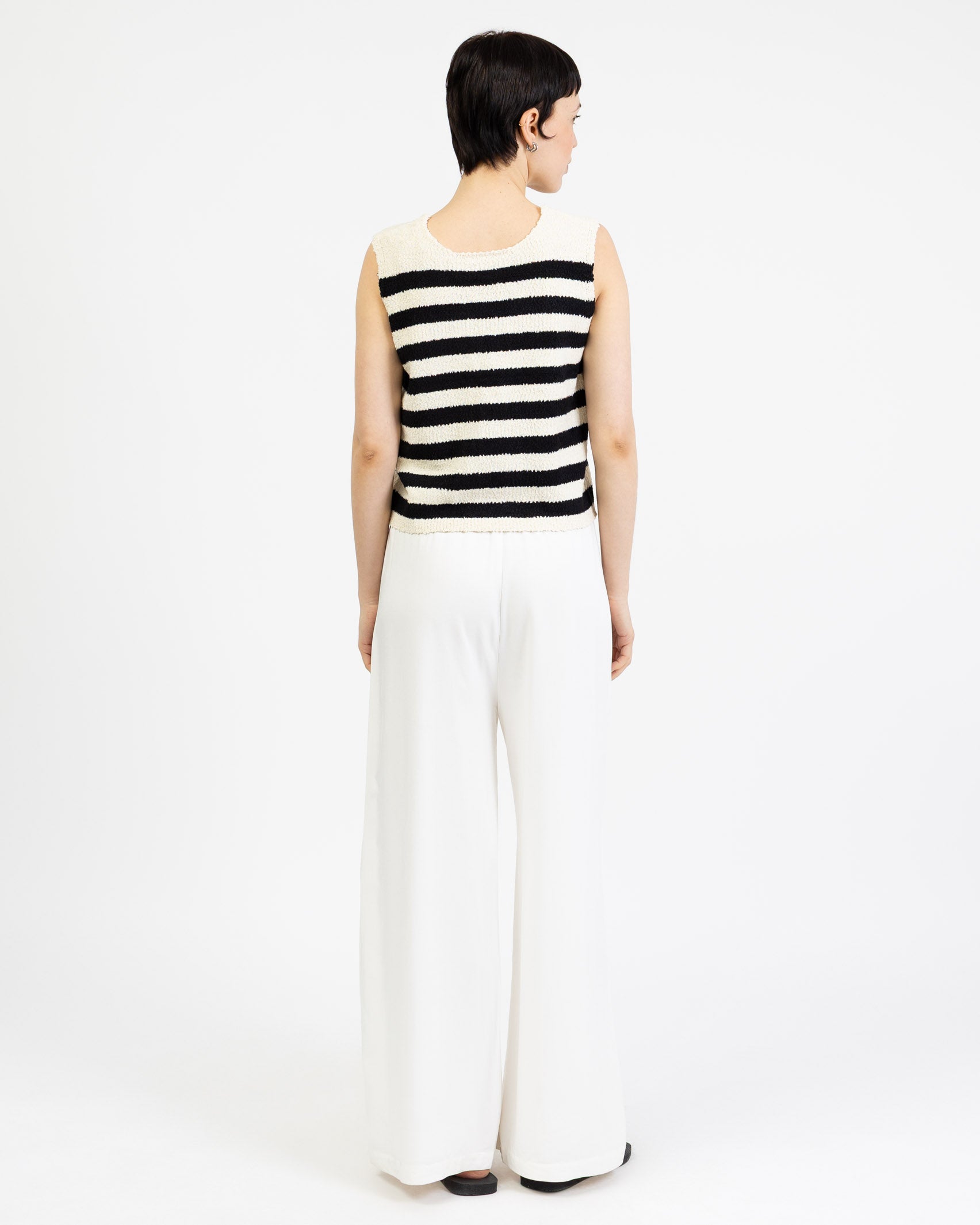 Sommerliches Stricktop zum Binden