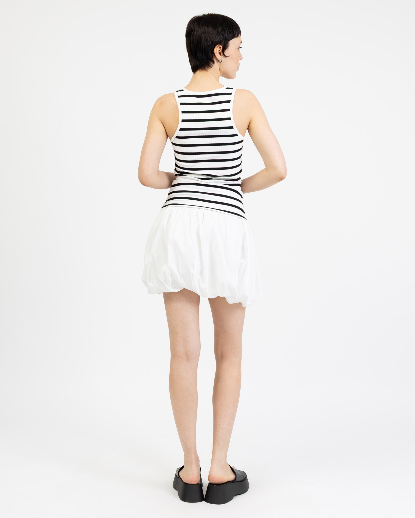 Gestreiftes Basic Top
