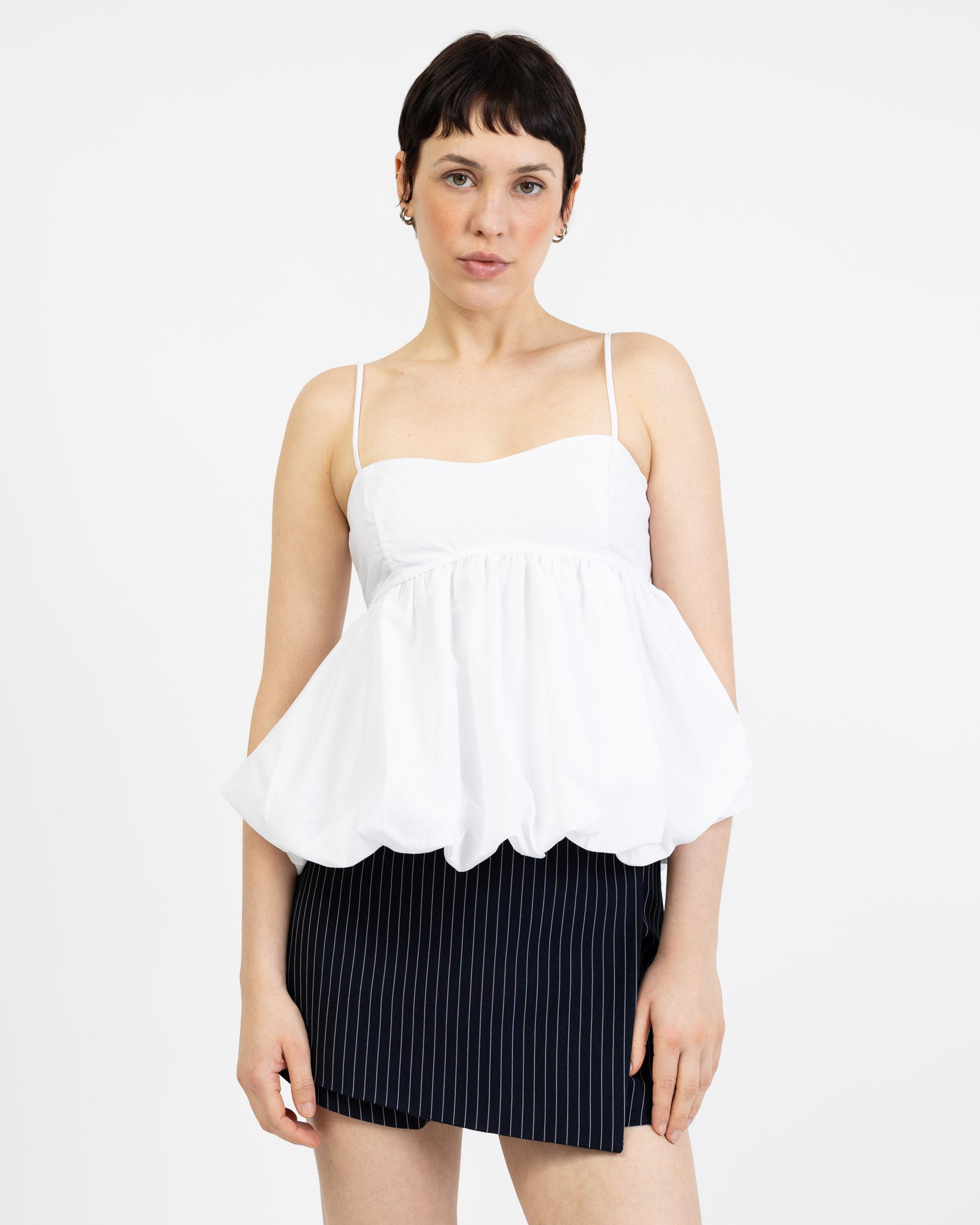 Luftiges Top in Ballonoptik