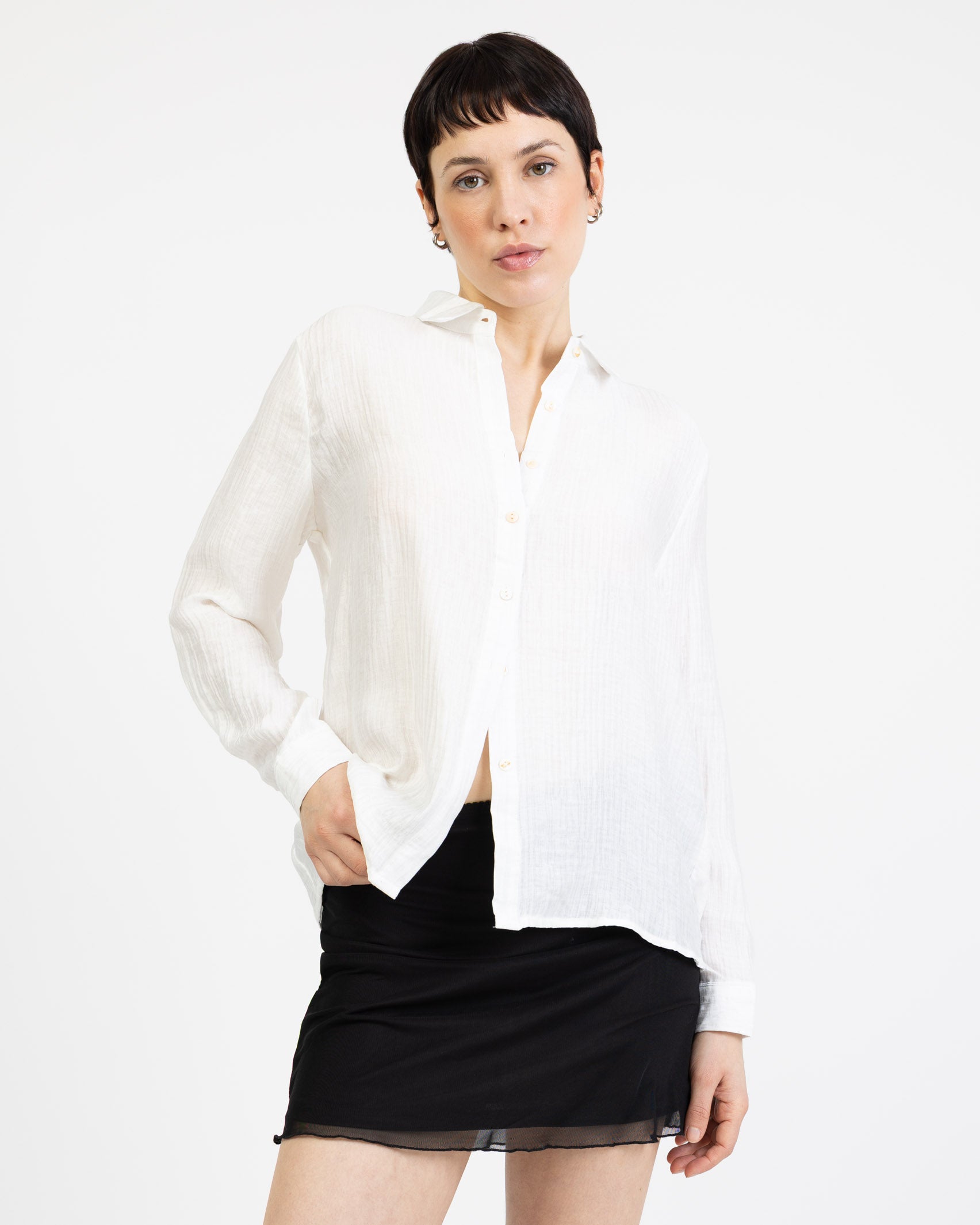 Luftige, schlichte Bluse