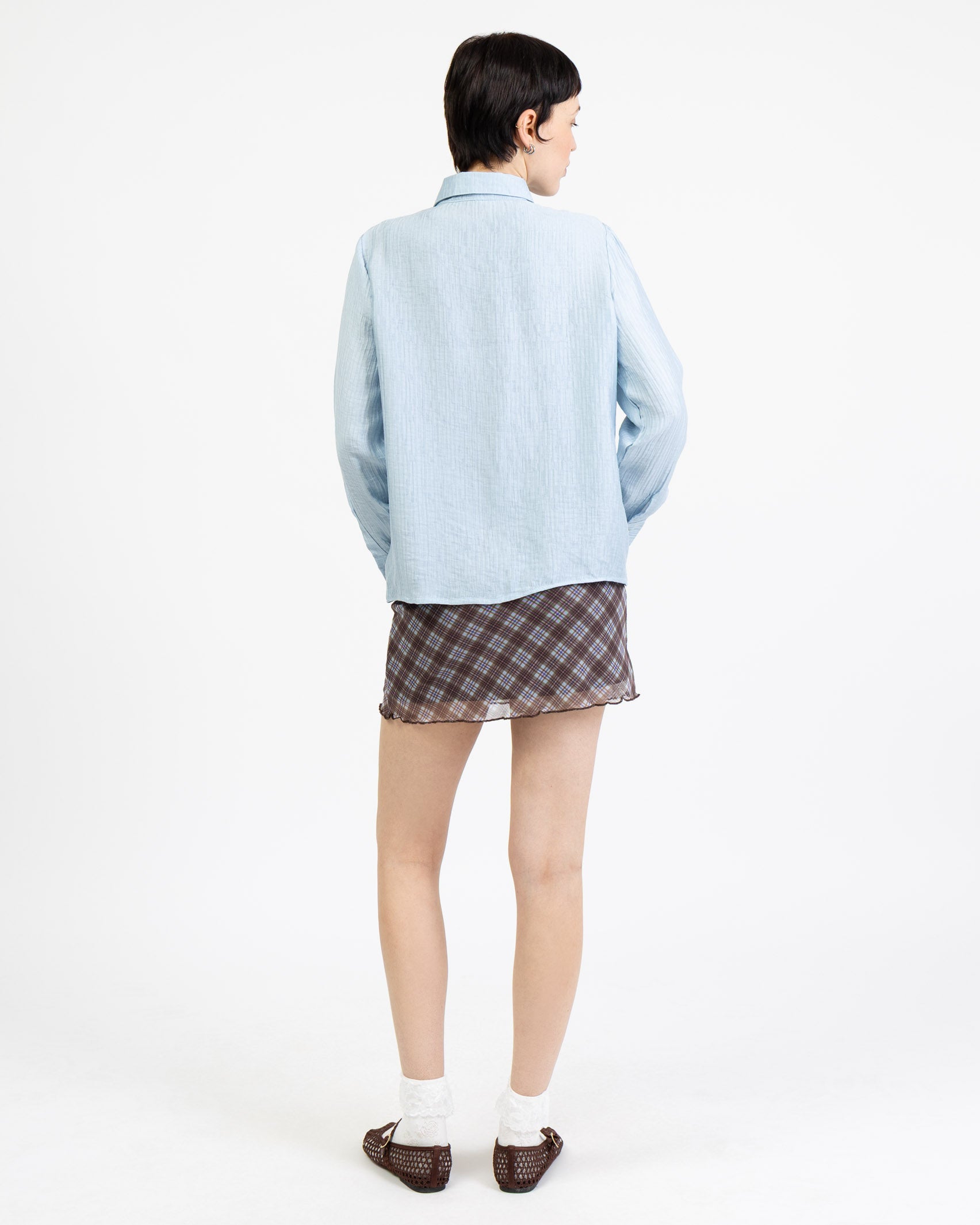 Luftige, schlichte Bluse