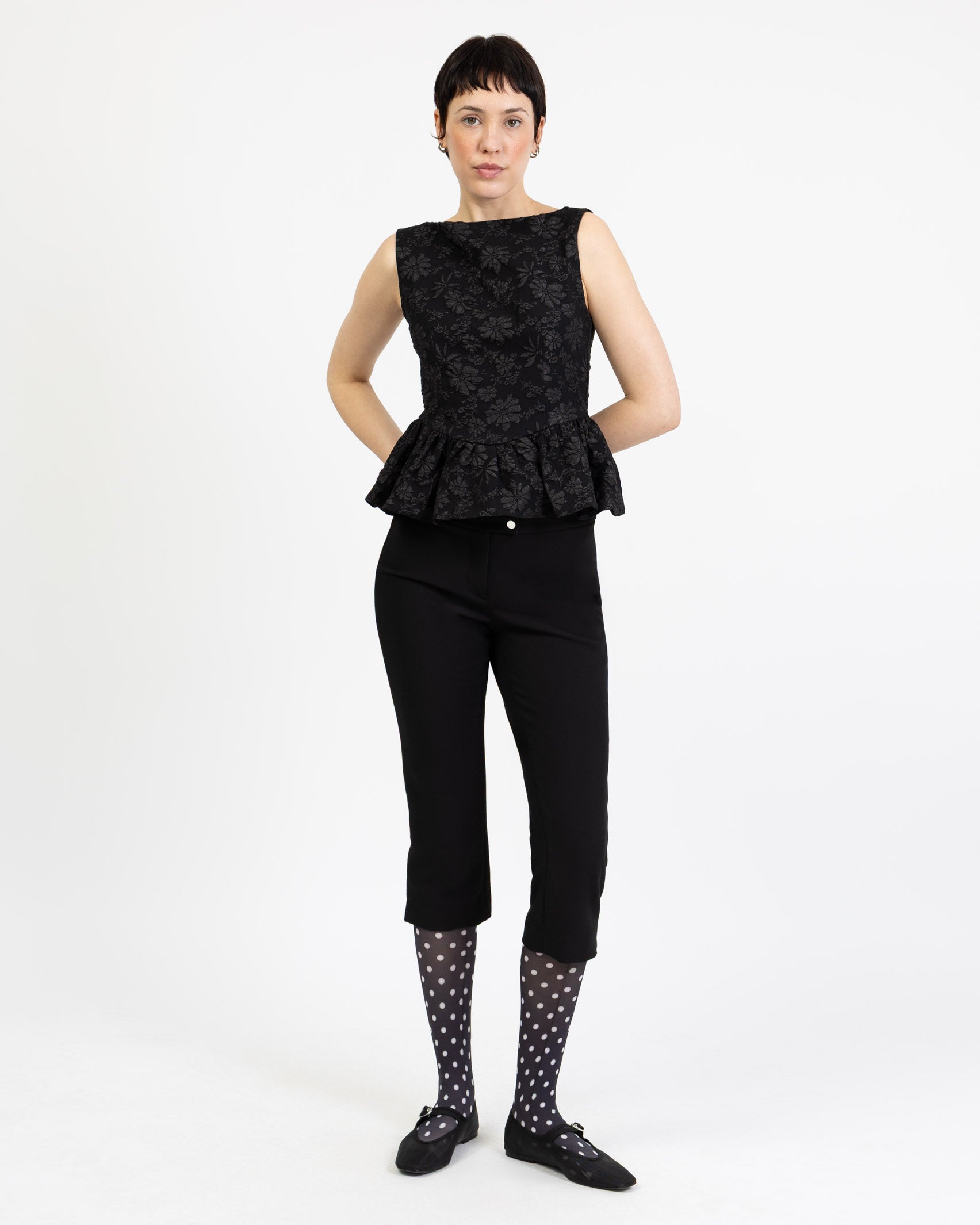 Elegantes Top mit Blumenmuster