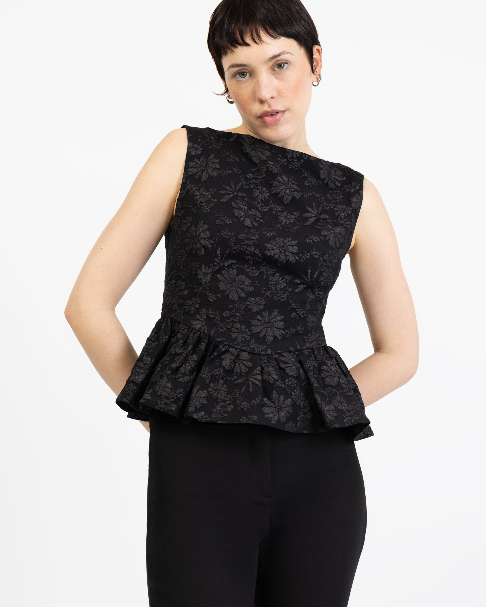 Elegantes Top mit Blumenmuster