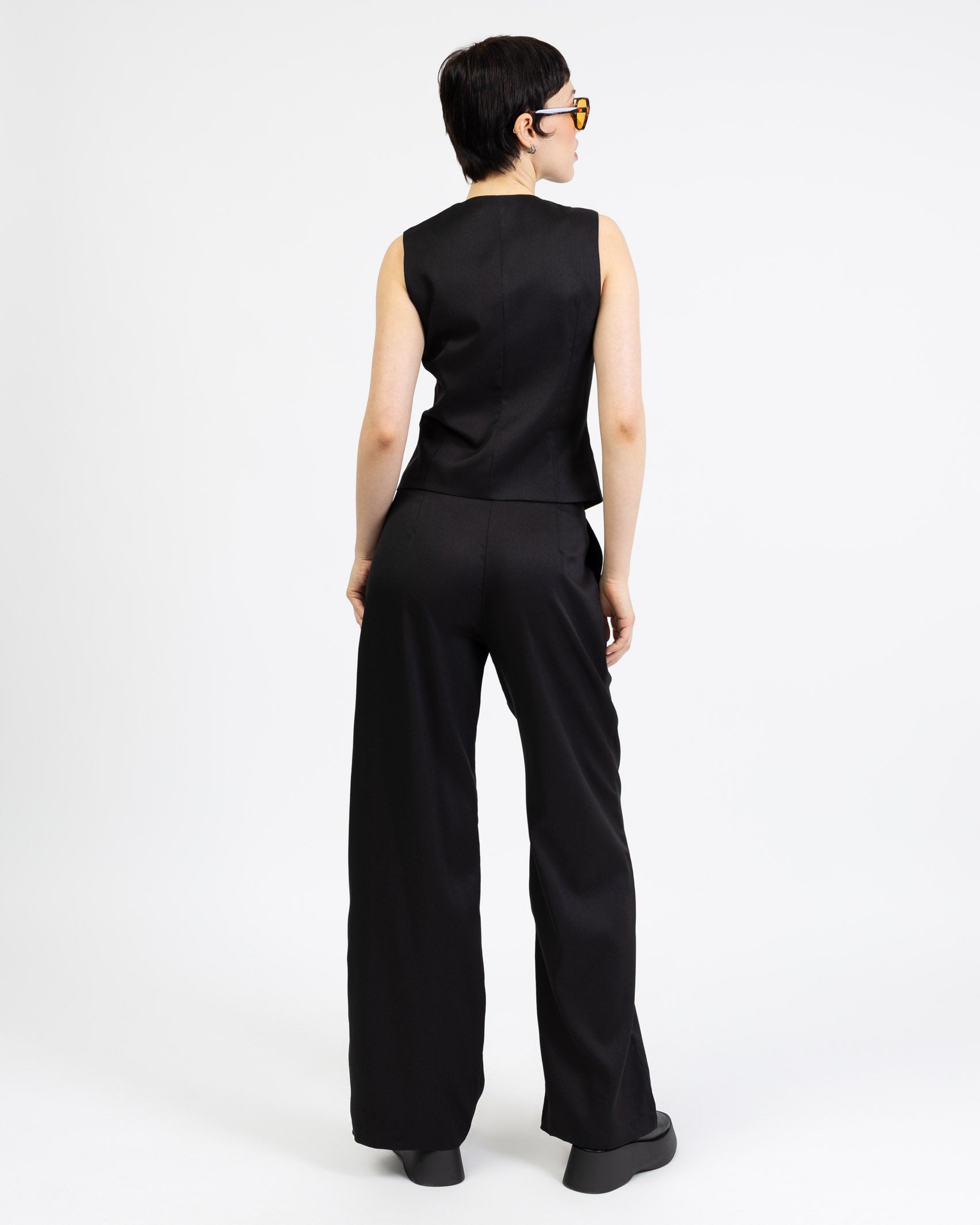 Leichte Bundfaltenhose