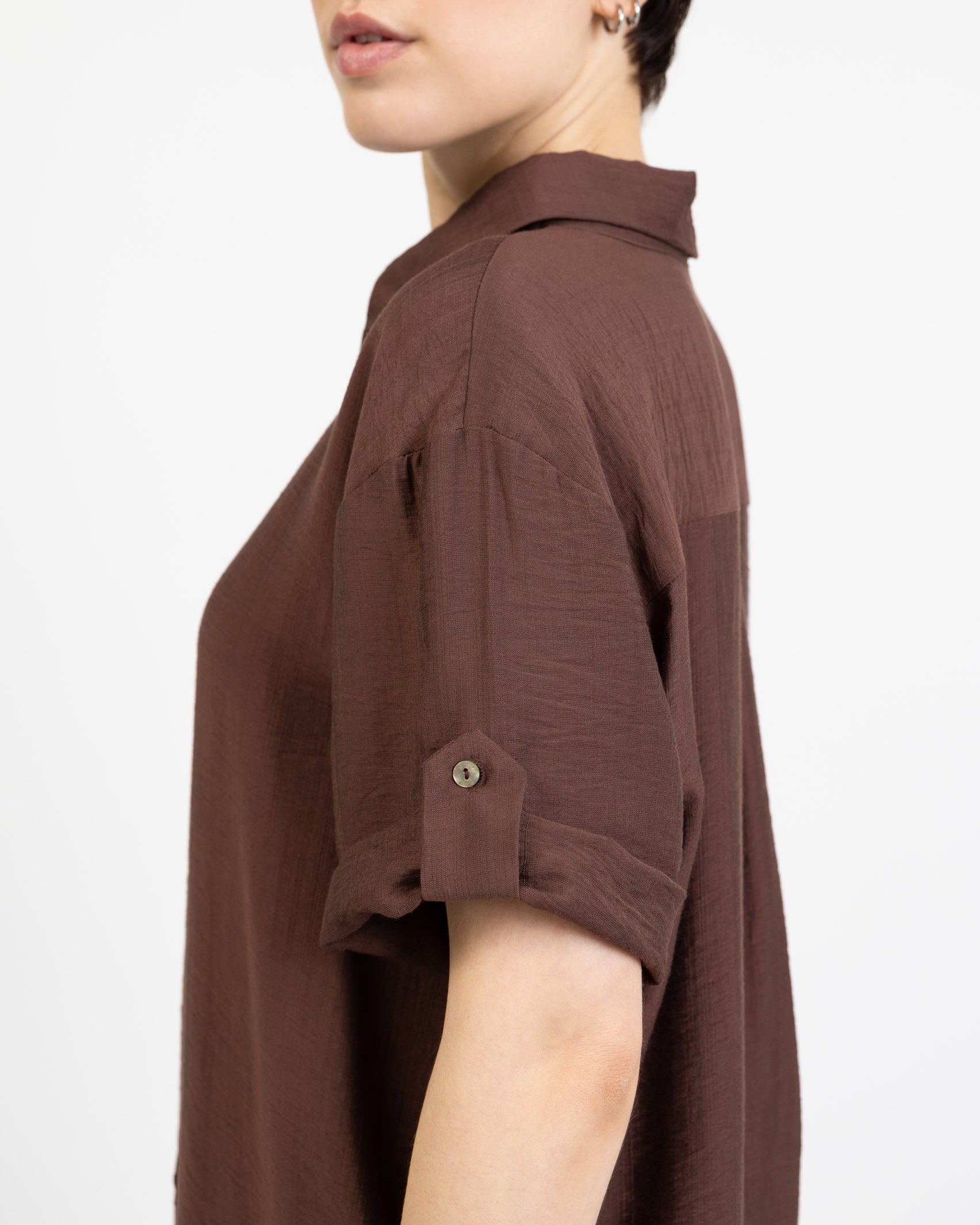 Lockere Kurzarmbluse