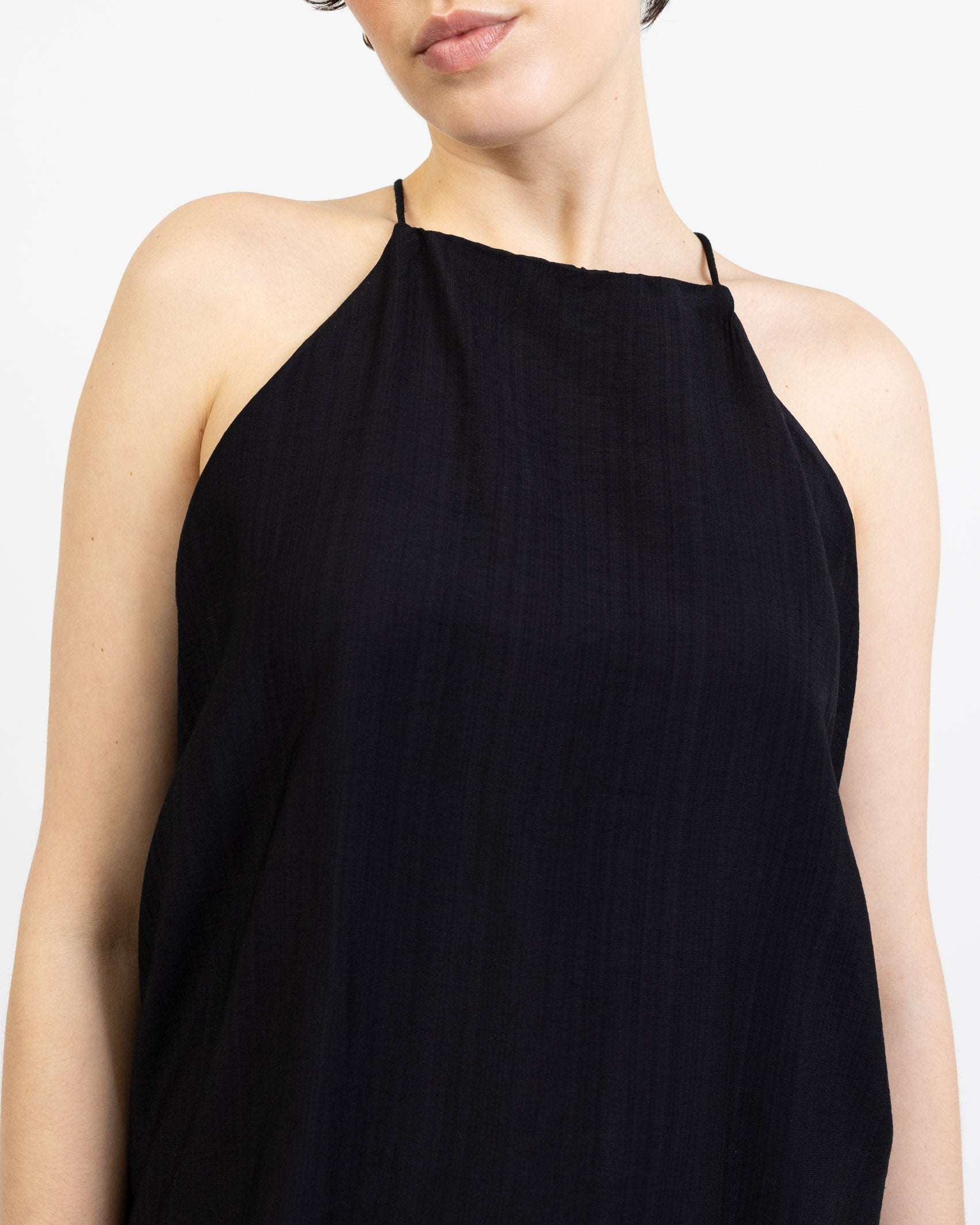 Lockeres, einfarbiges Top