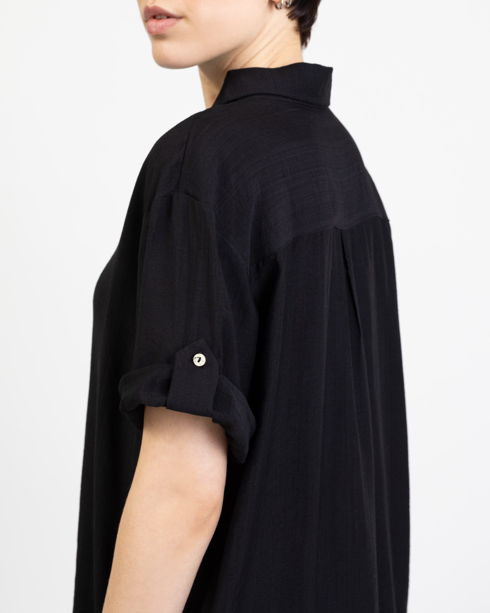 Lockere Kurzarmbluse