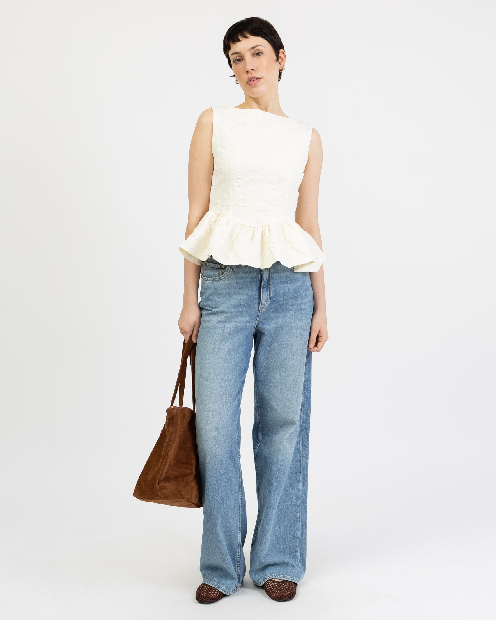 Elegantes Top mit Blumenmuster