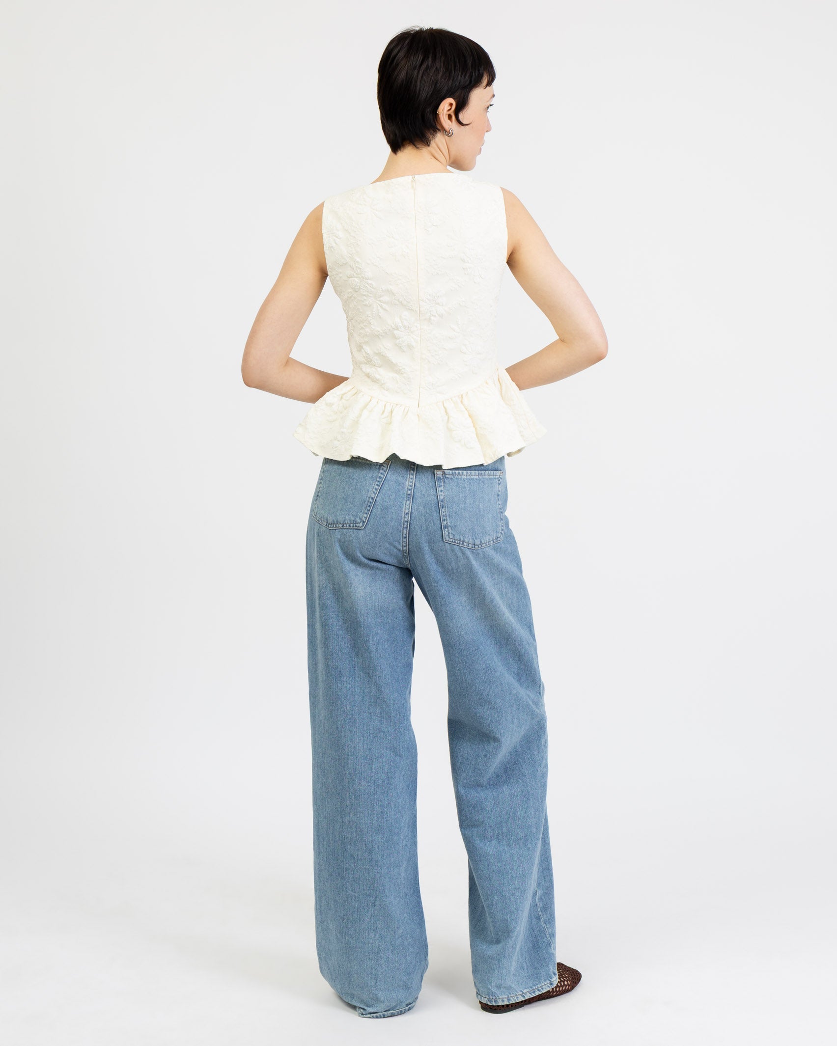 Elegantes Top mit Blumenmuster