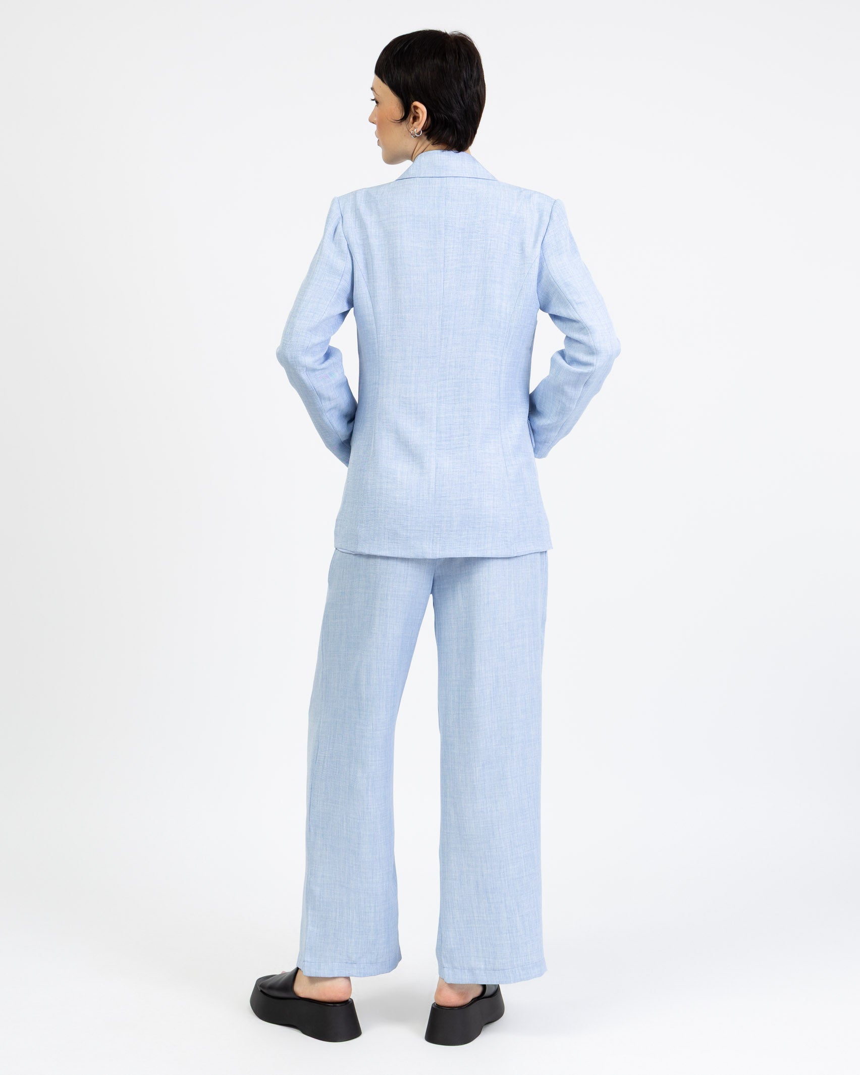 Leichte, melierte Anzughose