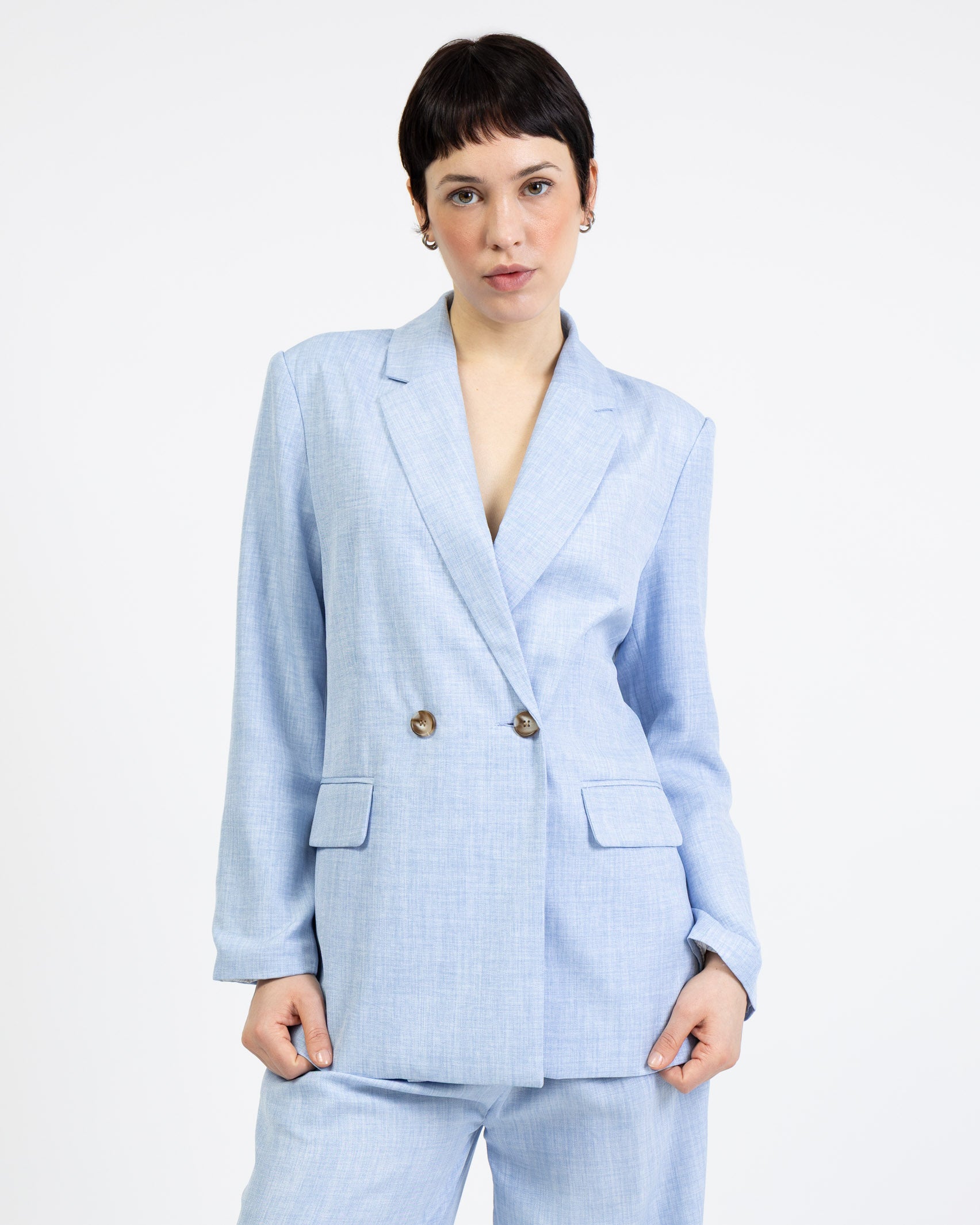 Leichter, melierter Blazer