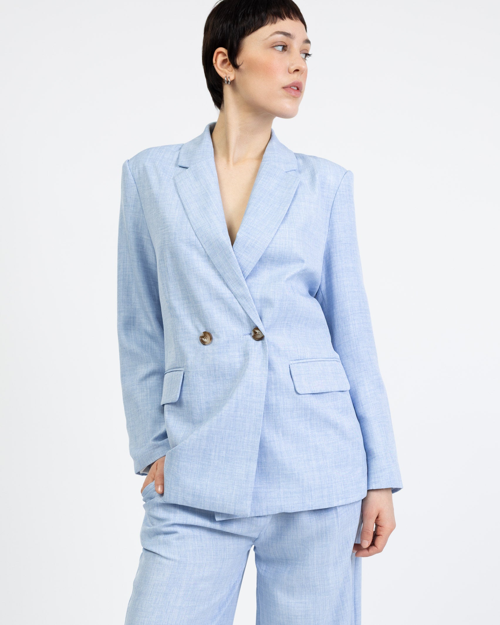 Leichter, melierter Blazer