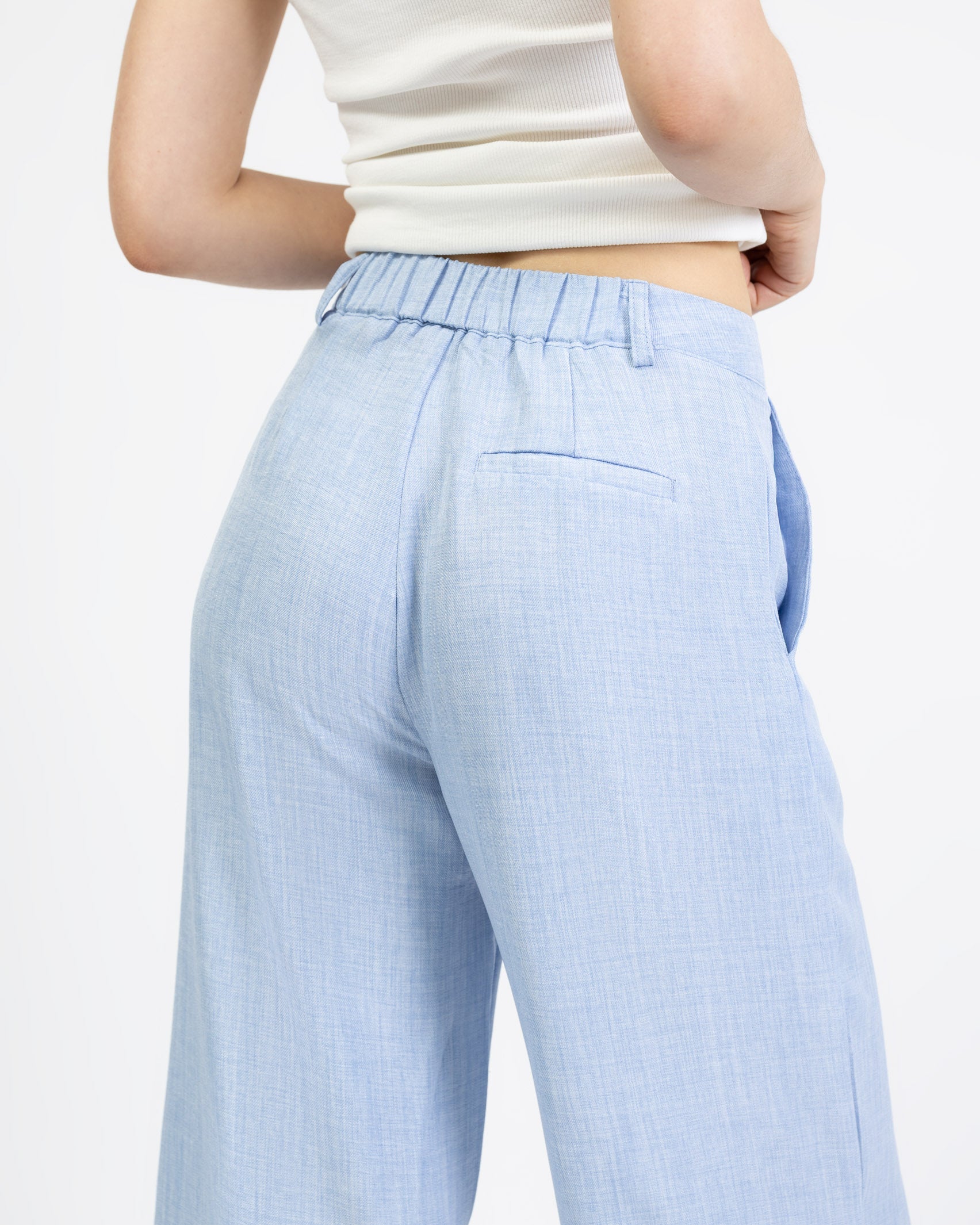 Leichte, melierte Anzughose