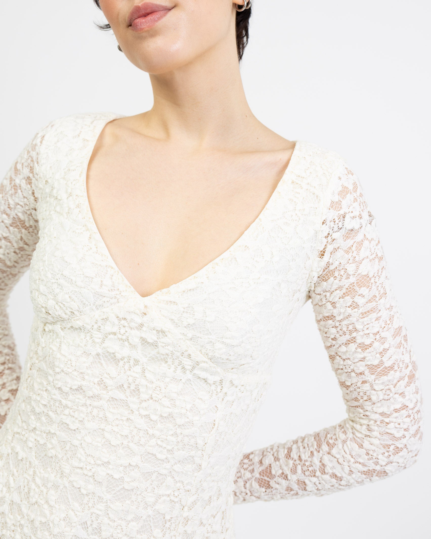 Elegantes Mini Spitzenkleid