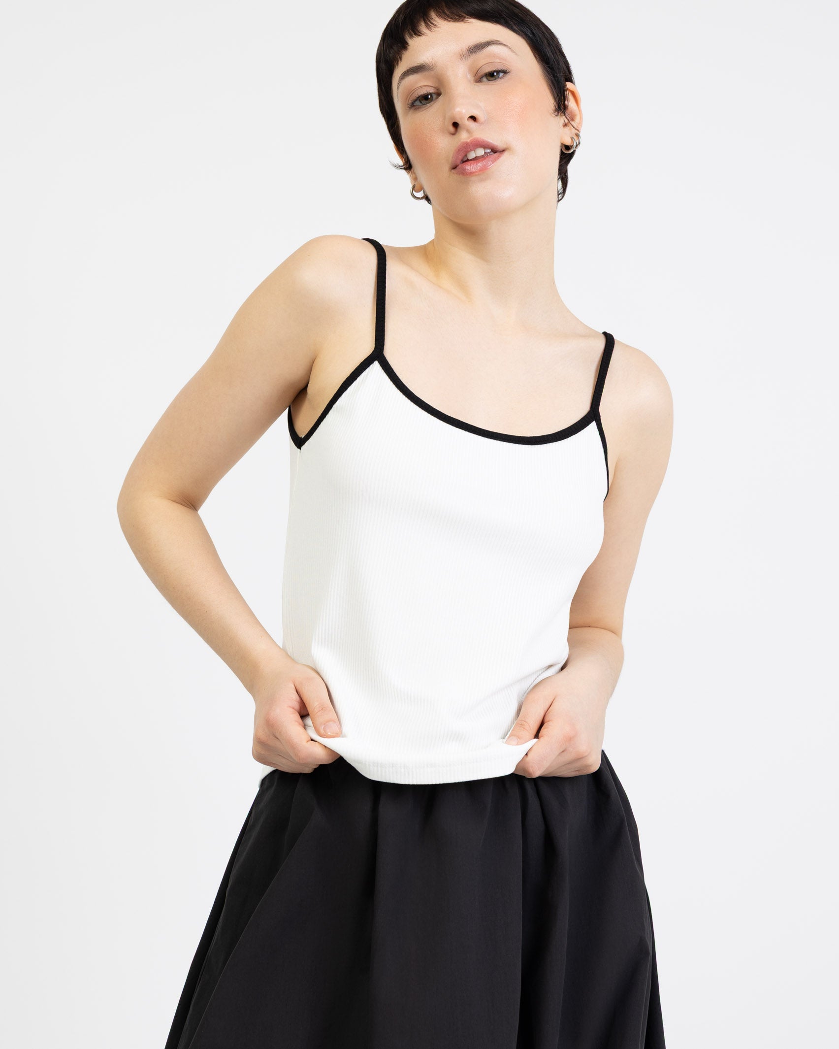 Zweifarbiges Tanktop