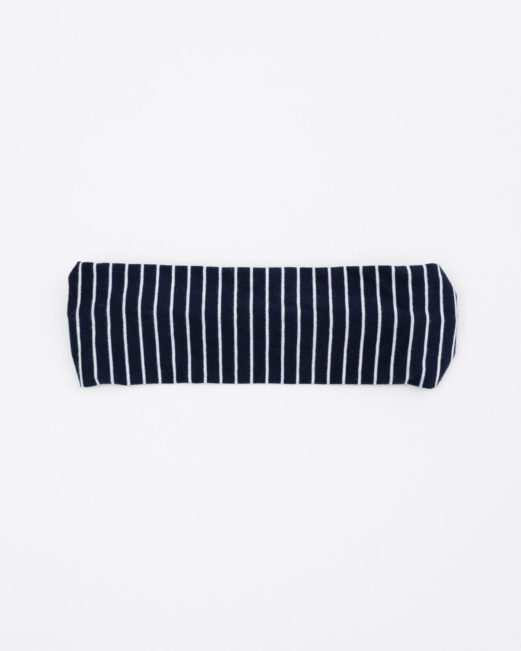 Weiches, gestreiftes Haarband blau