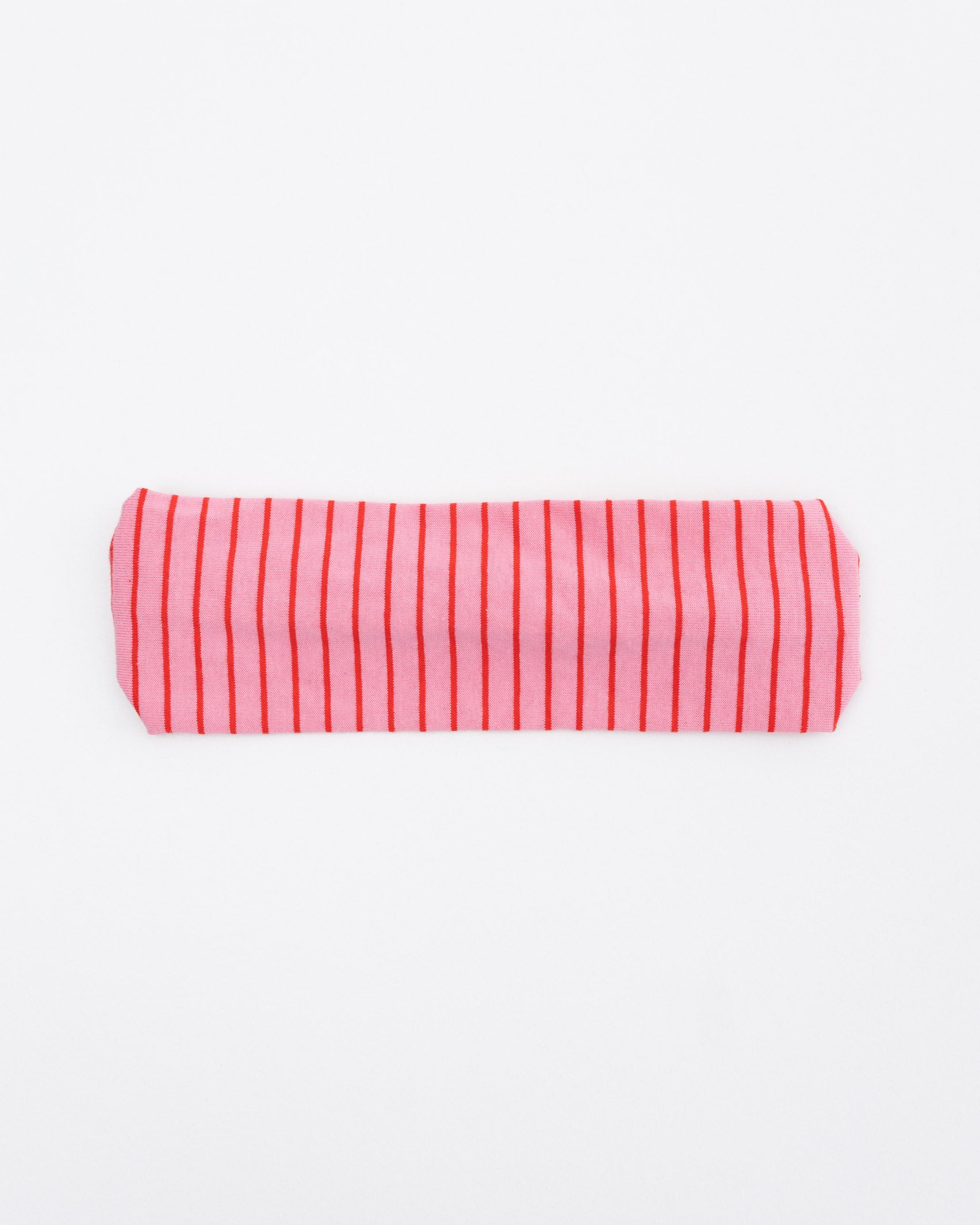 Weiches, gestreiftes Haarband pink