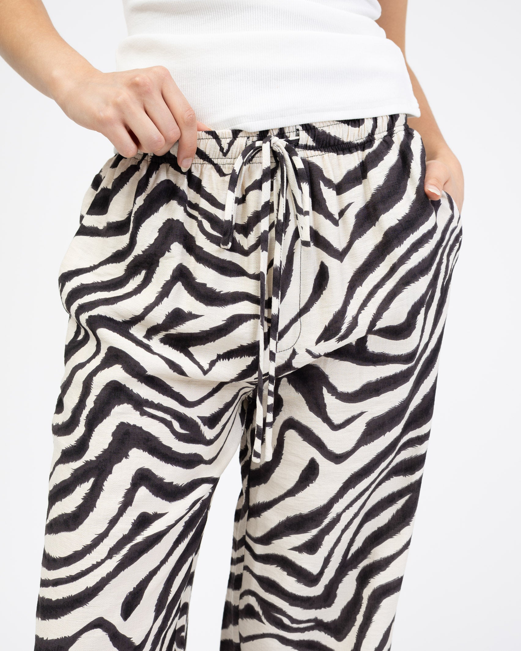 Hose mit Zebraprint
