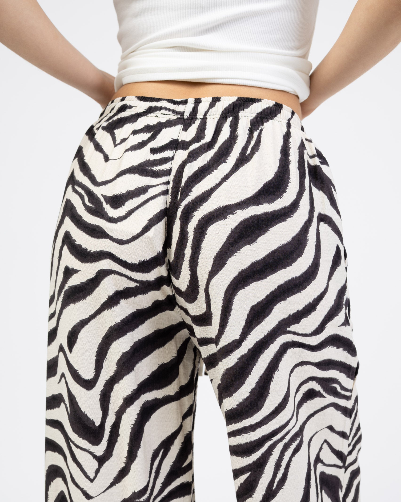 Hose mit Zebraprint