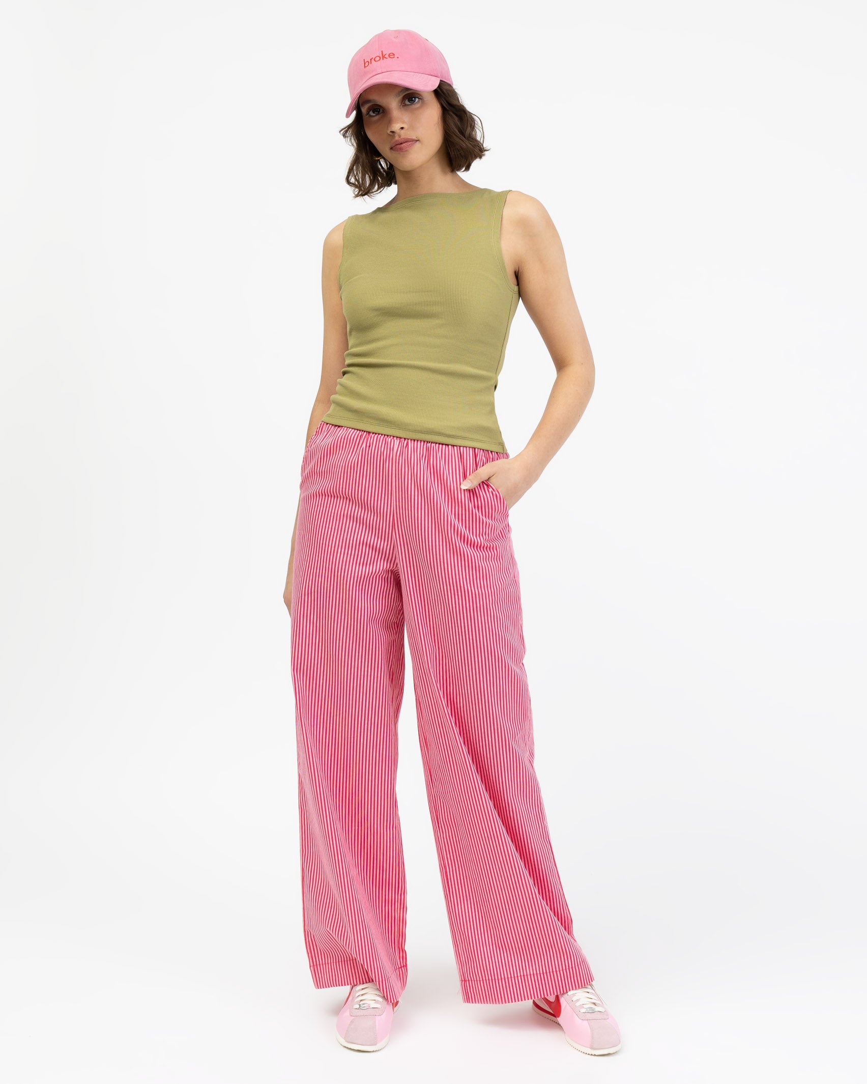 Basic Top mit U-Boot Ausschnitt