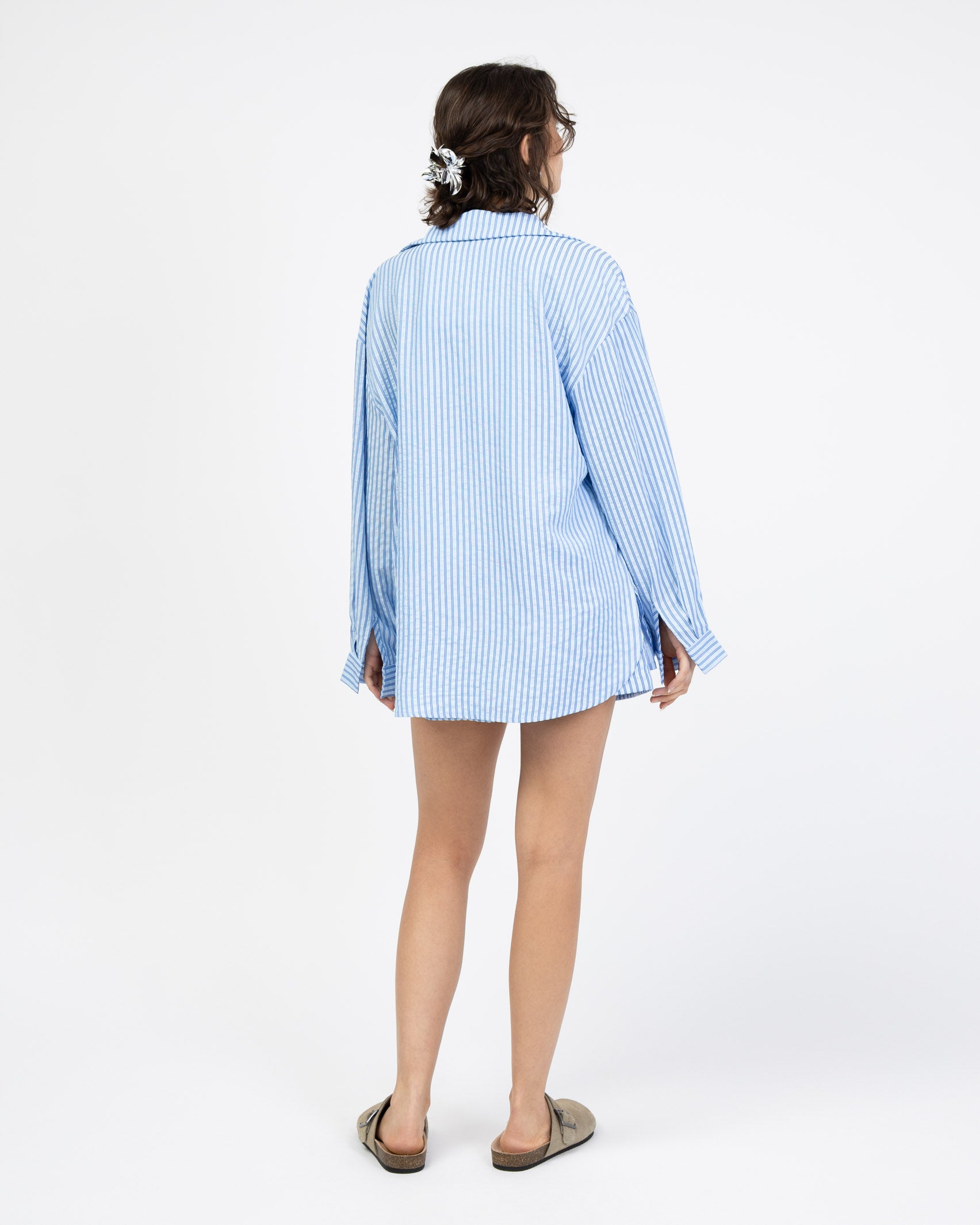 Klassische gestreifte Bluse