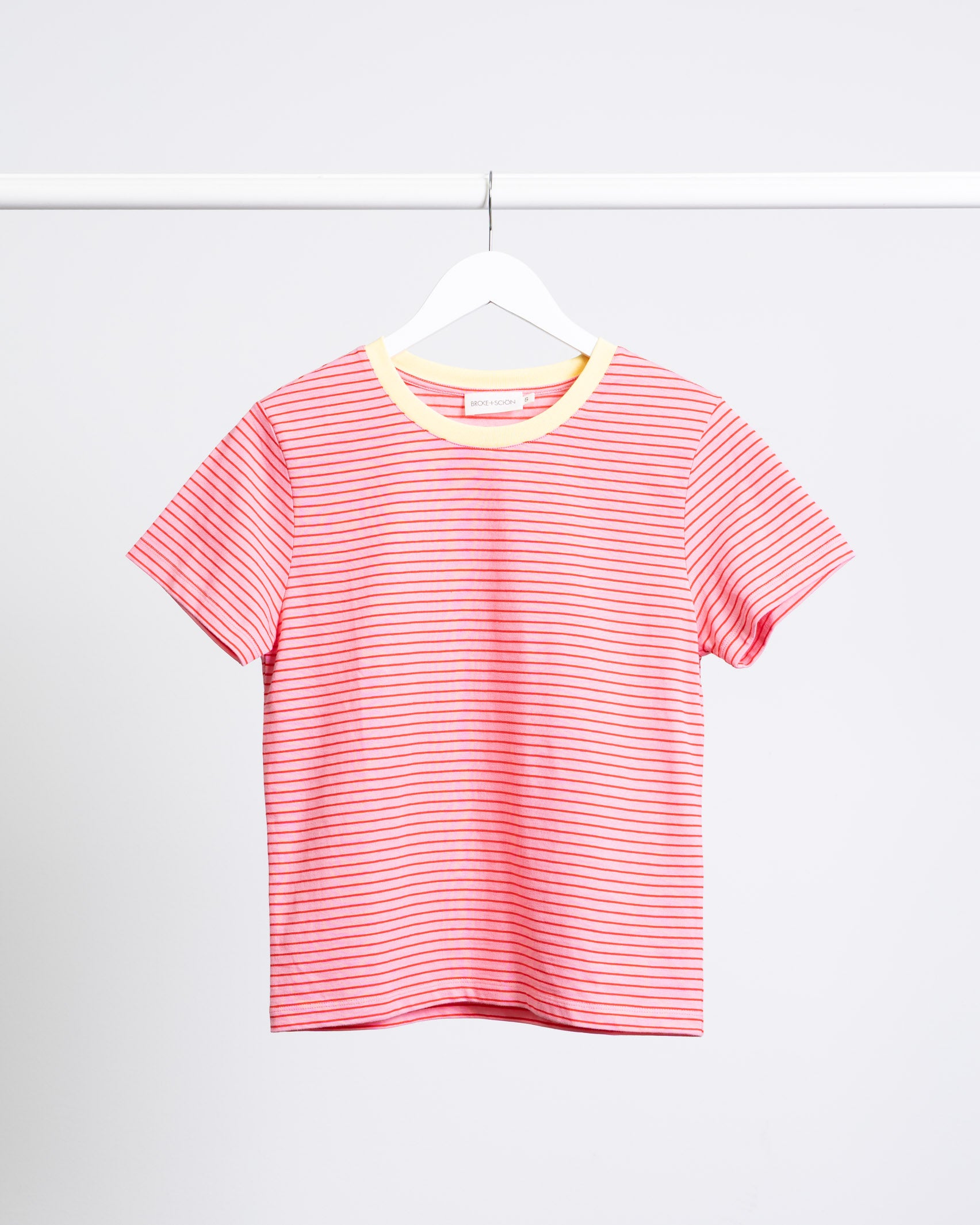 Gestreiftes Basic Kurzarmshirt