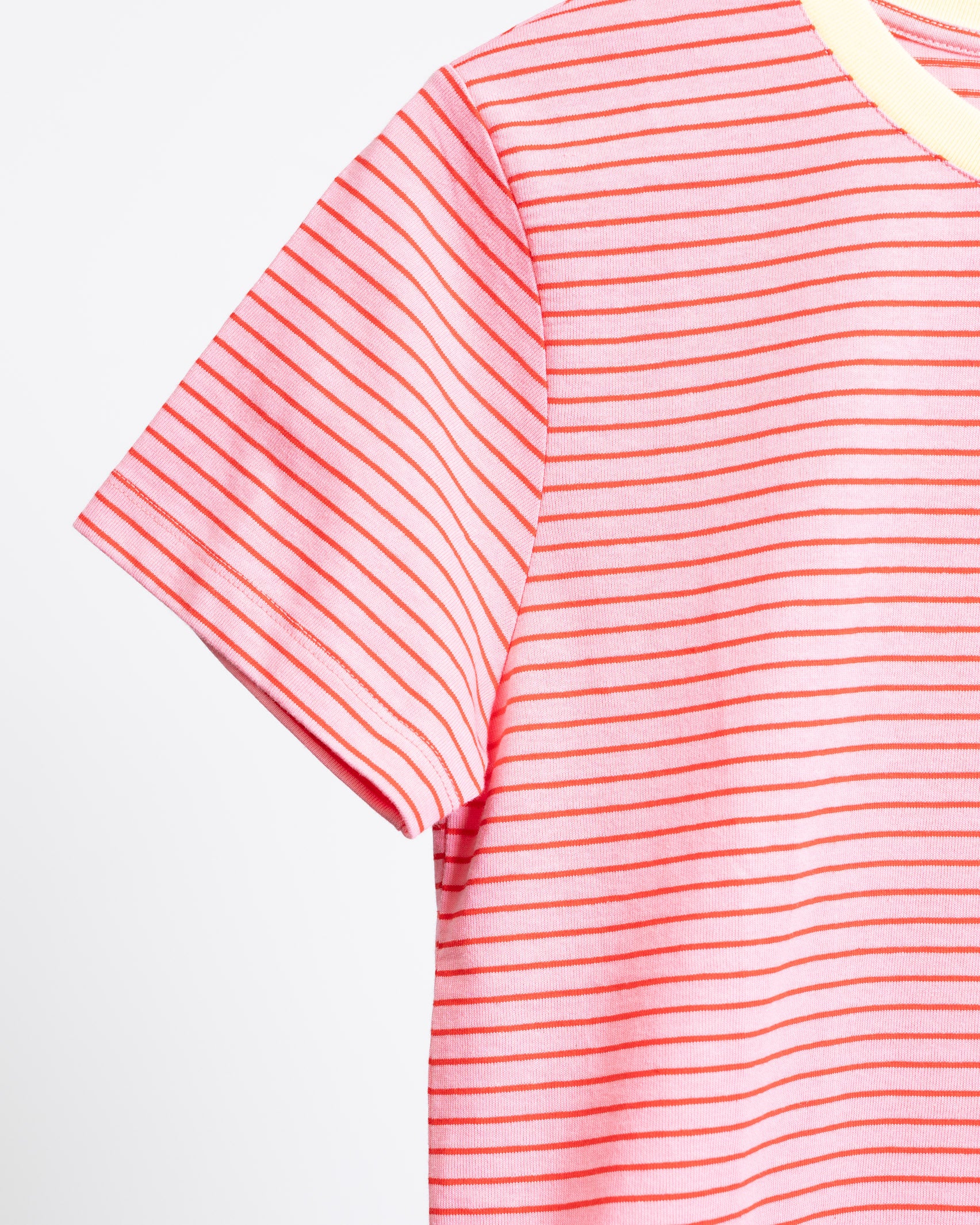 Gestreiftes Basic Kurzarmshirt