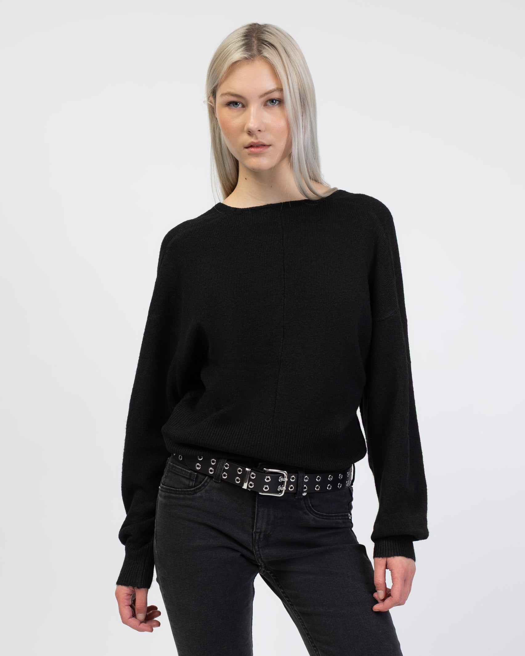 Wickelpullover mit V-Ausschnitt beidseitig tragbar