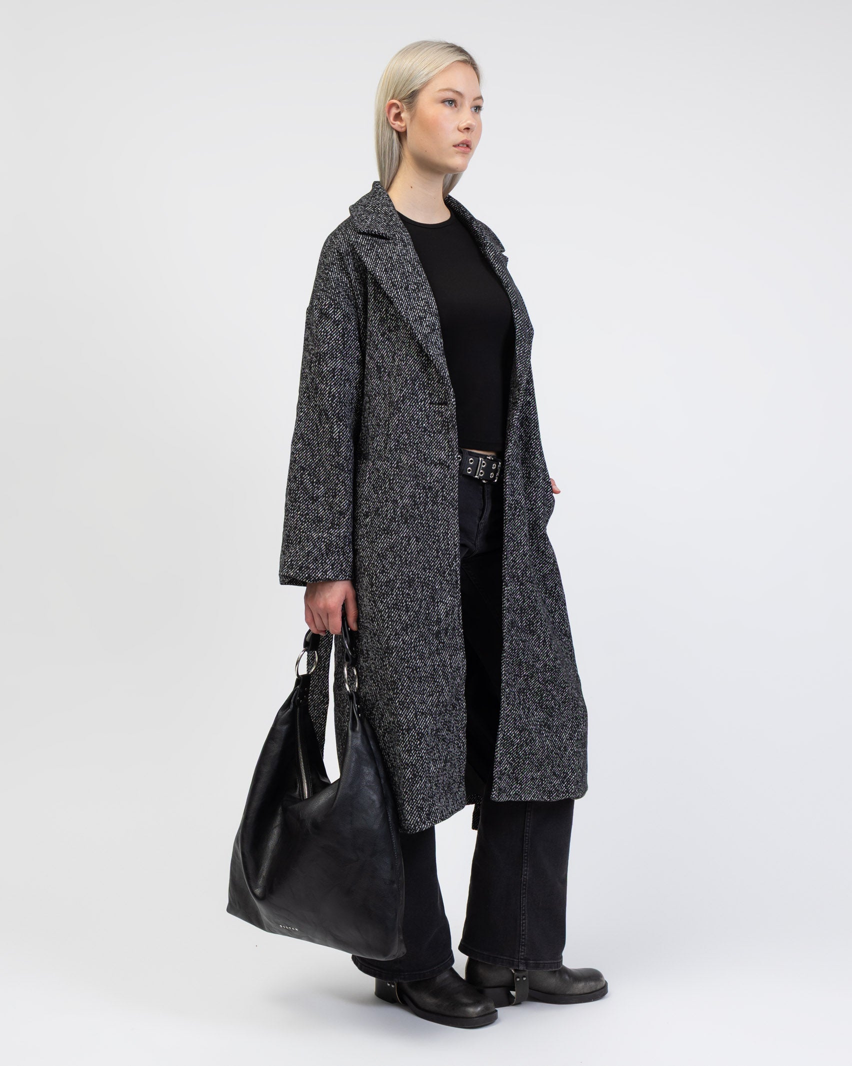 Mantel zum Binden seitlich