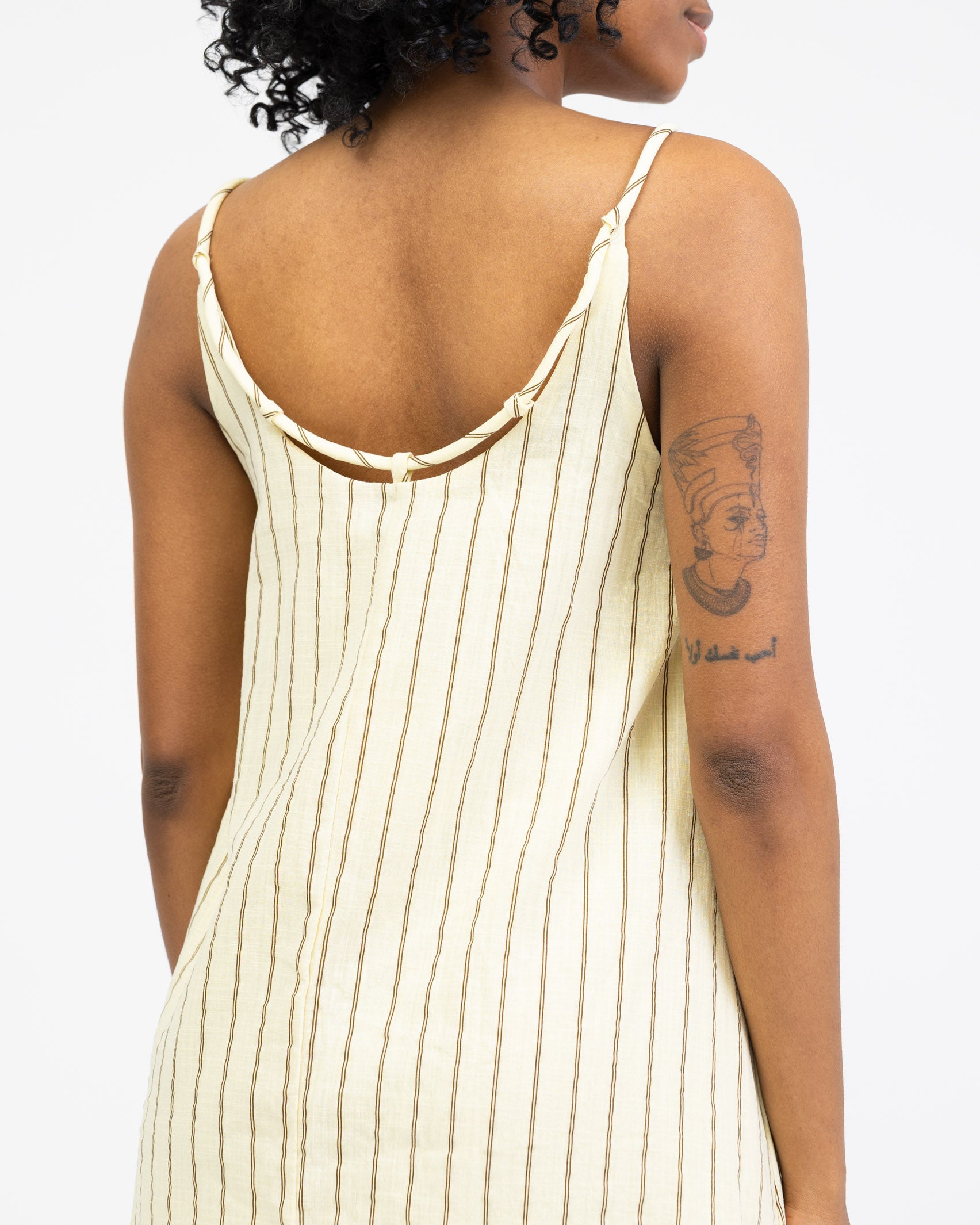 Luftiges Maxikleid mit Streifenmuster