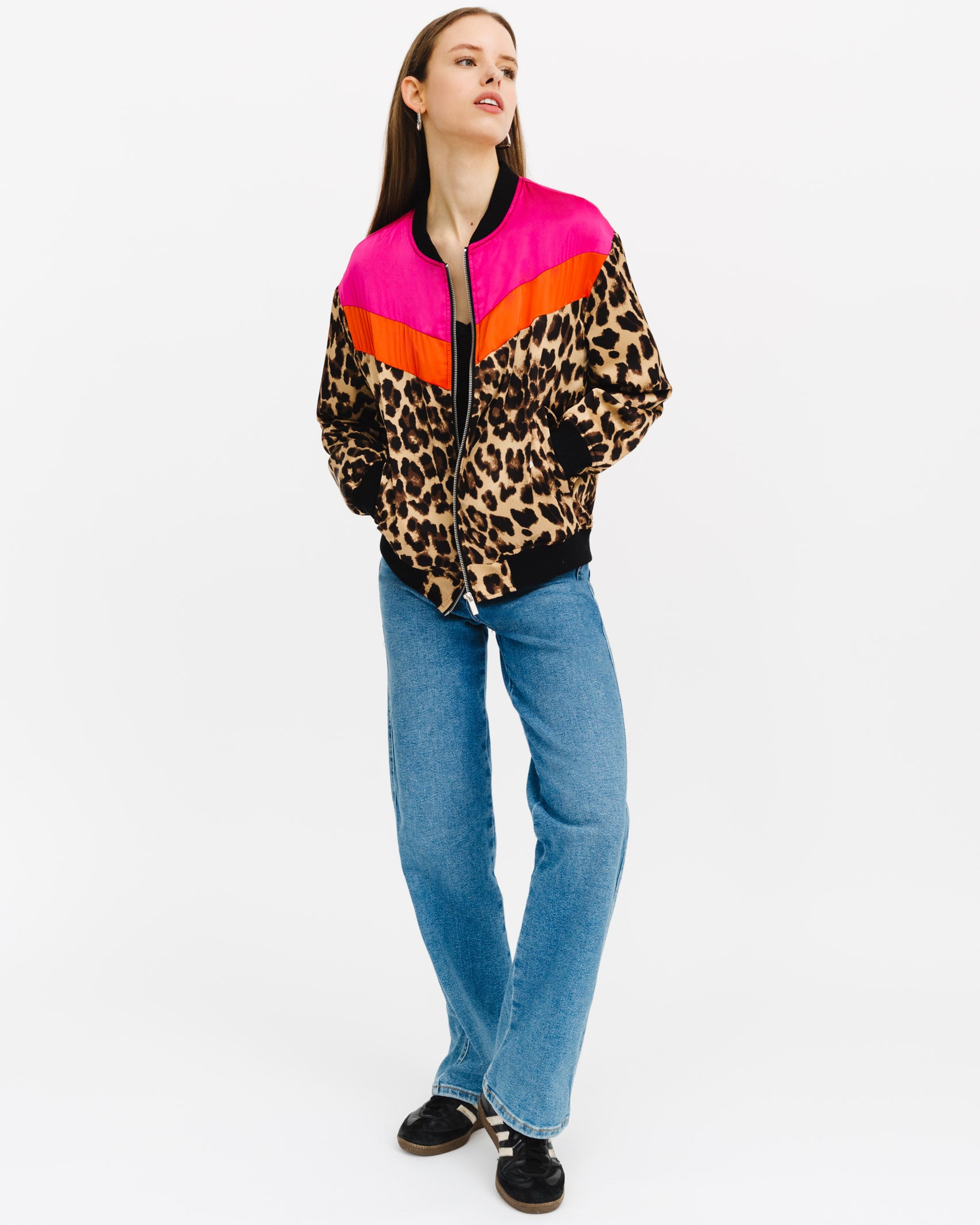 Bomberjacke im Colorblocking-Stil - Broke + Schön