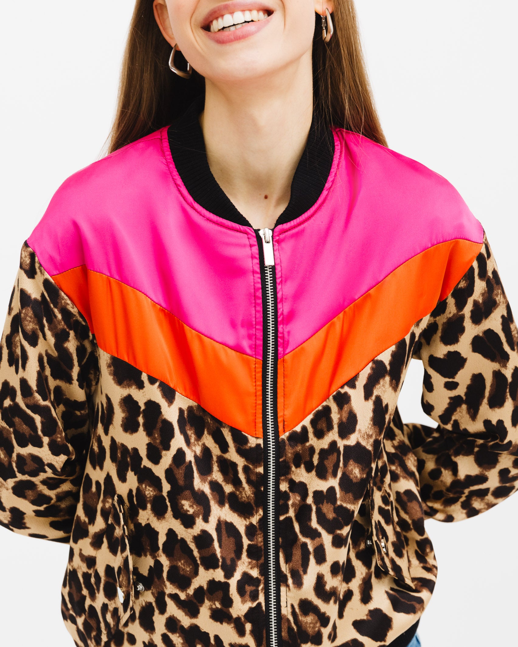 Bomberjacke im Colorblocking-Stil - Broke + Schön