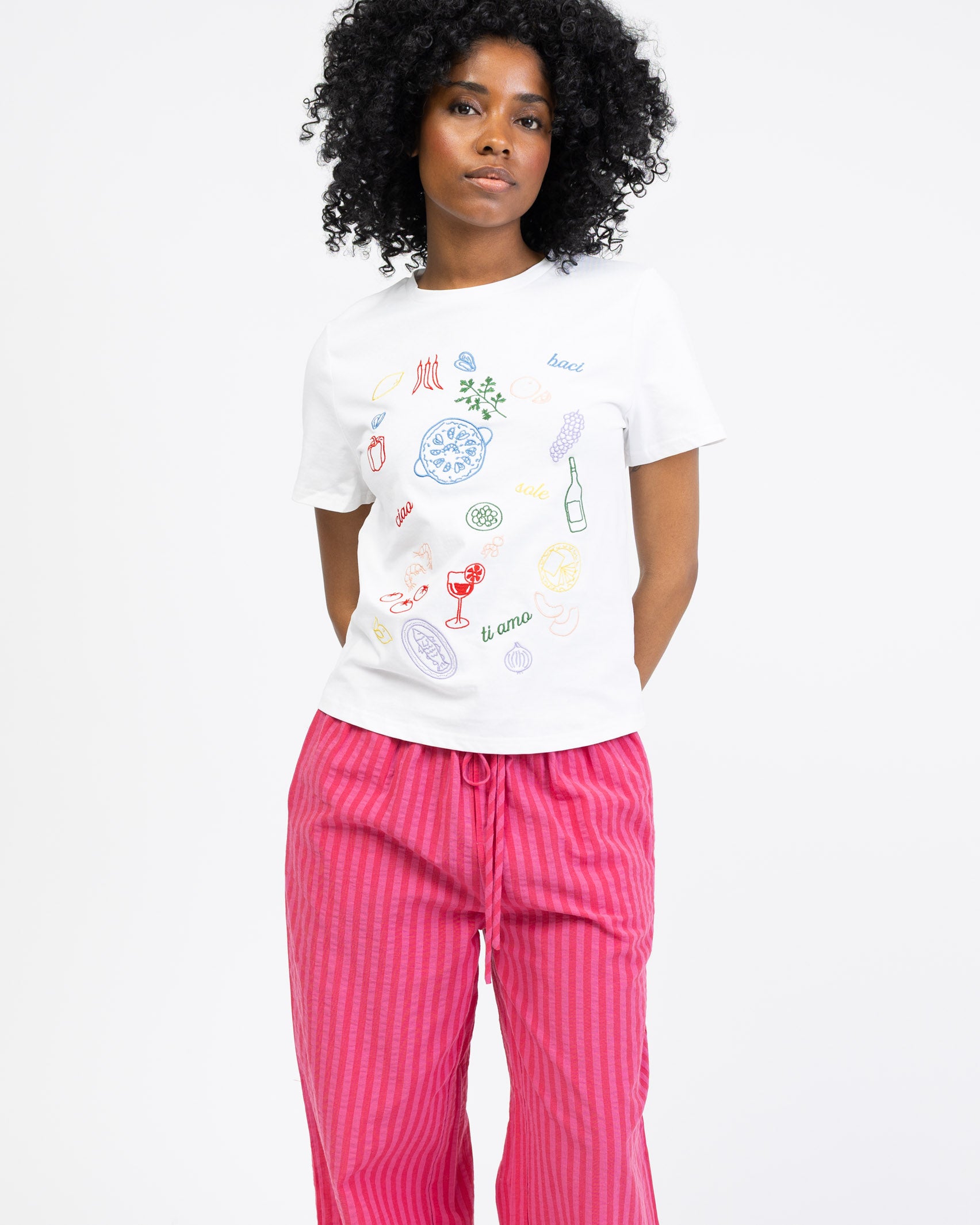 Sommerliches Shirt mit Italienprint