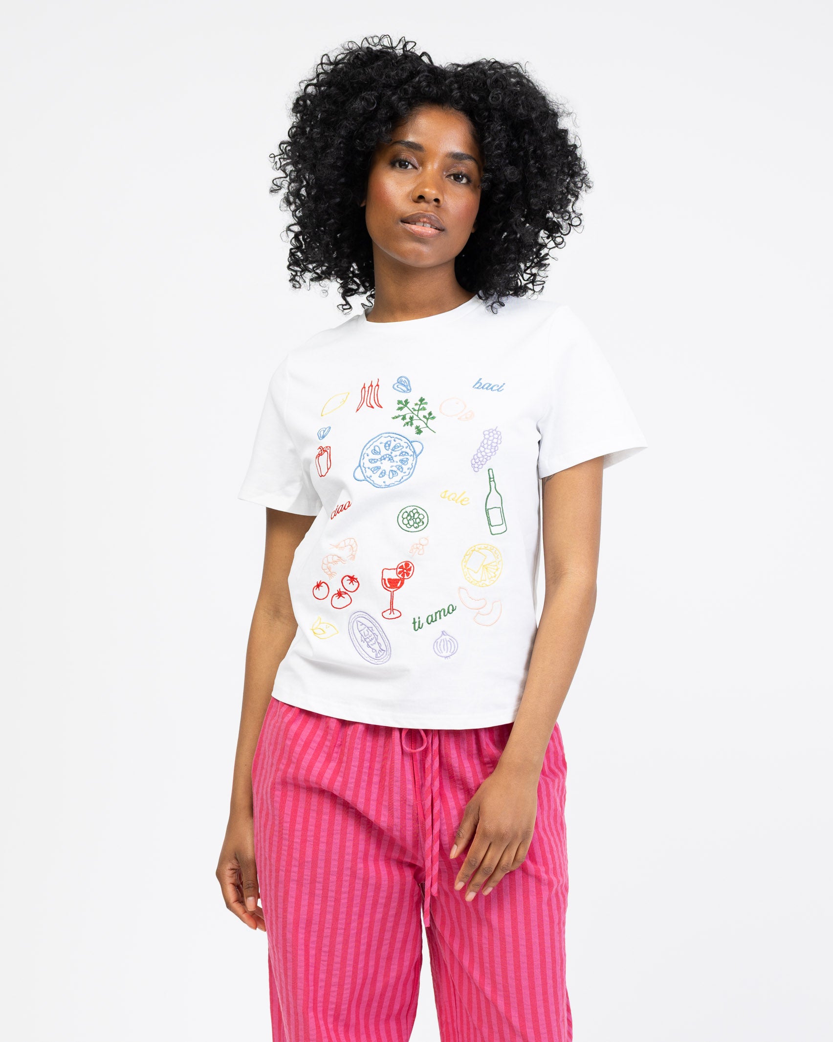 Sommerliches Shirt mit Italienprint
