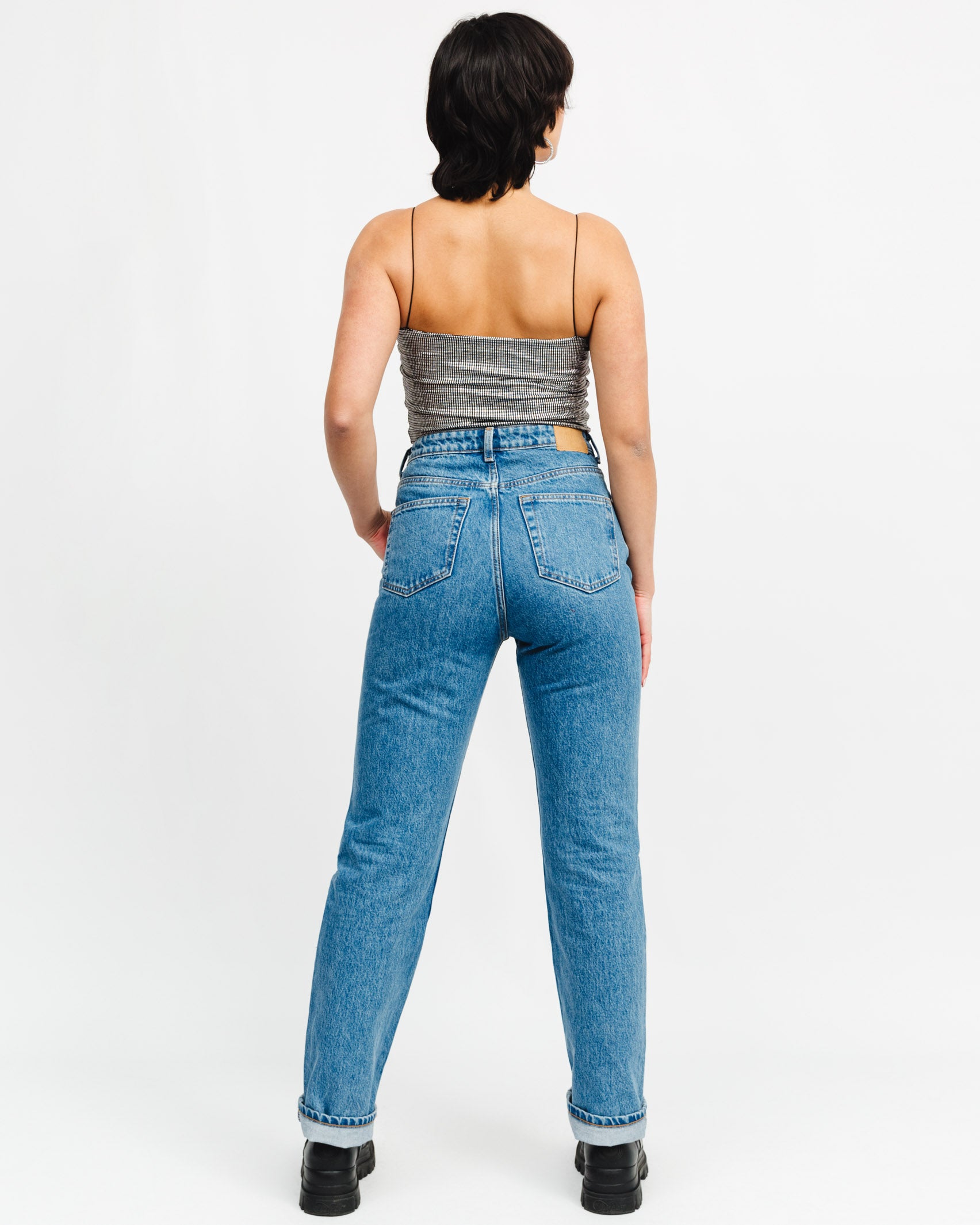 Crop Top mit holografischem Muster - Broke + Schön