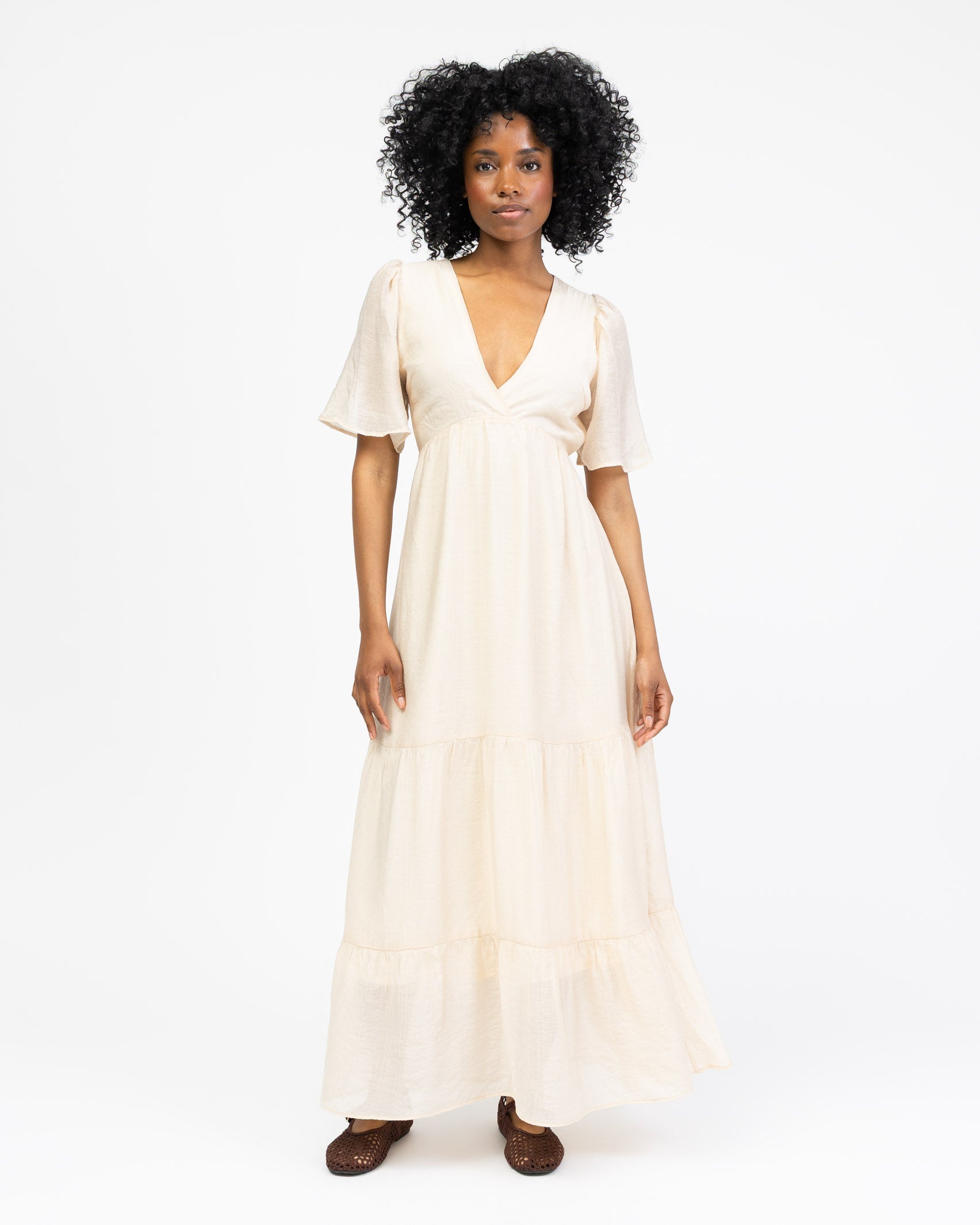 Luftiges Sommerkleid mit Seidenanteil