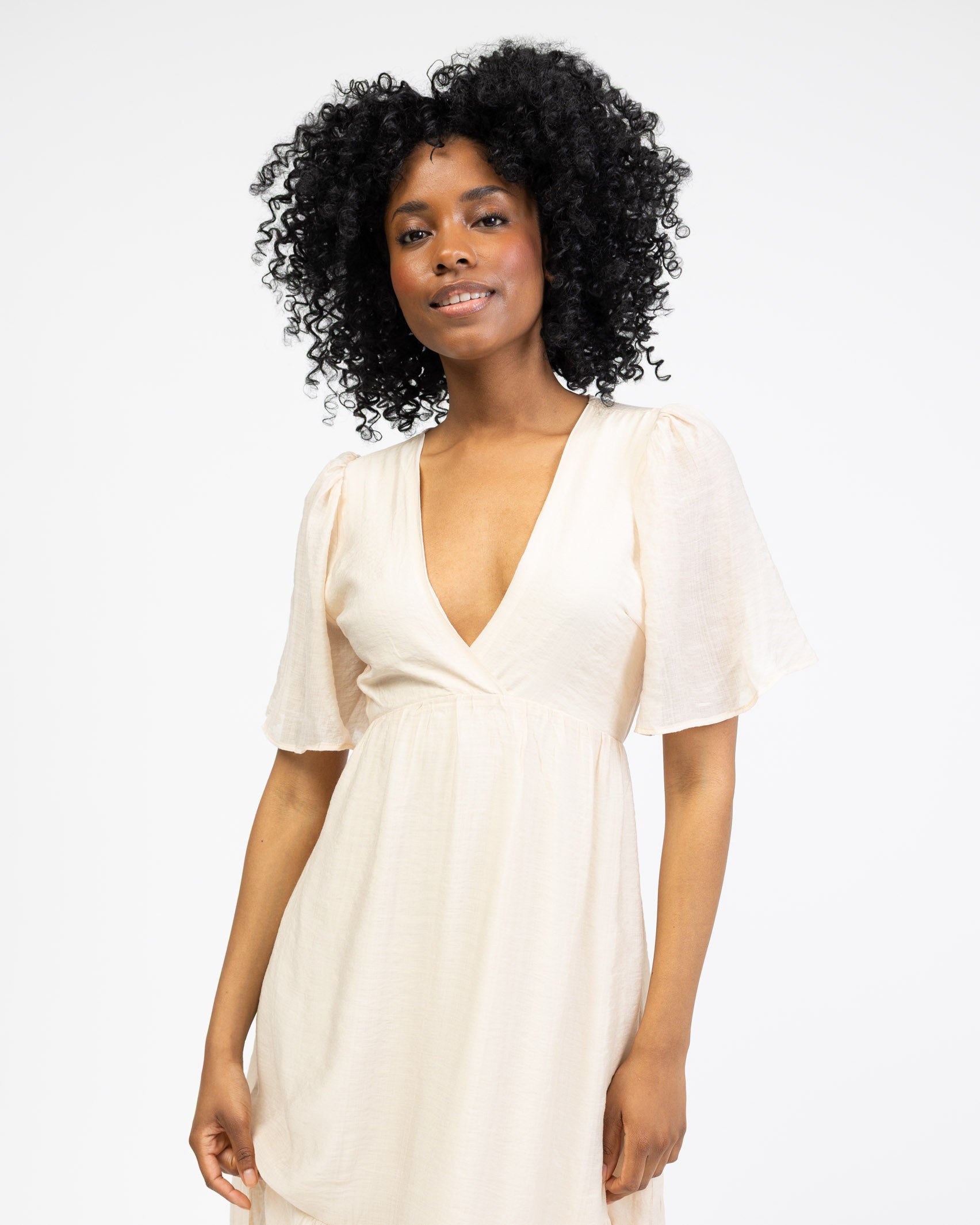 Luftiges Sommerkleid mit Seidenanteil