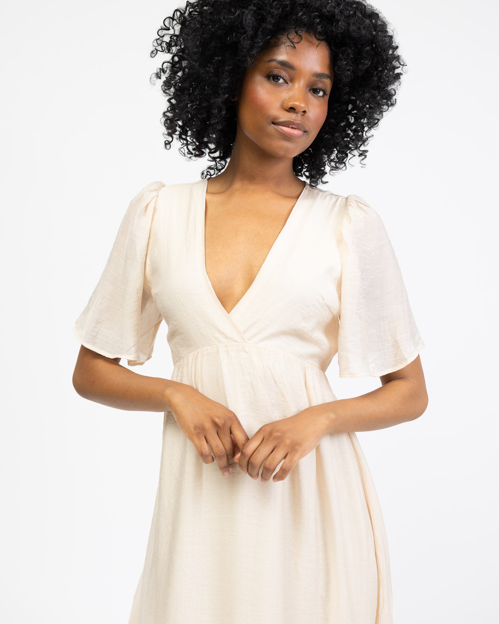 Luftiges Sommerkleid mit Seidenanteil