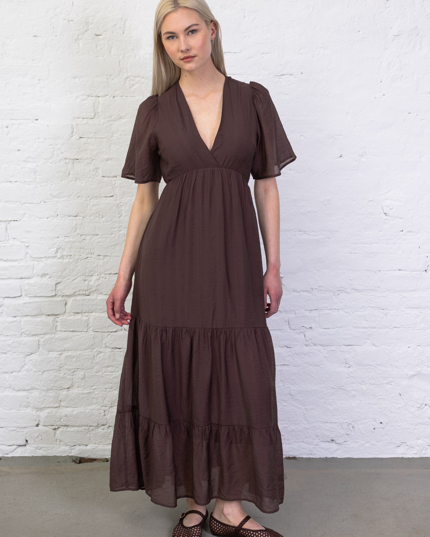 Luftiges Sommerkleid mit Seidenanteil