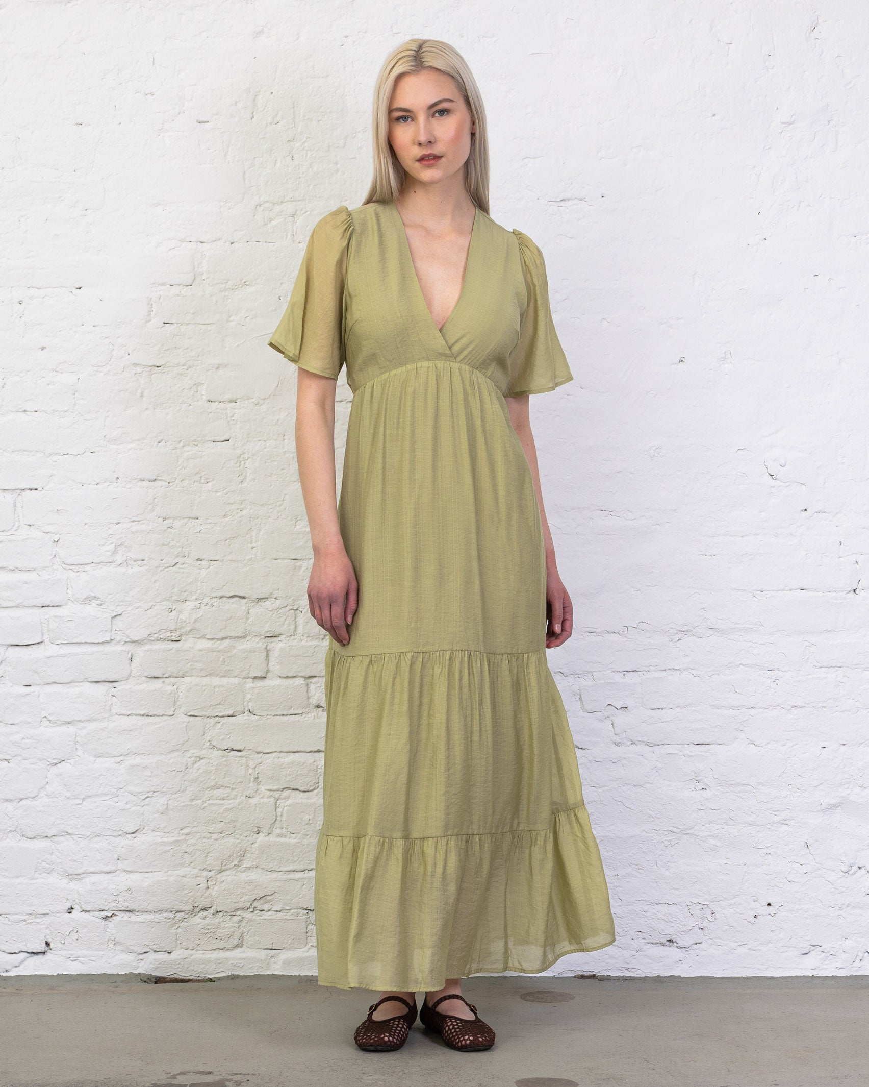 Luftiges Sommerkleid mit Seidenanteil